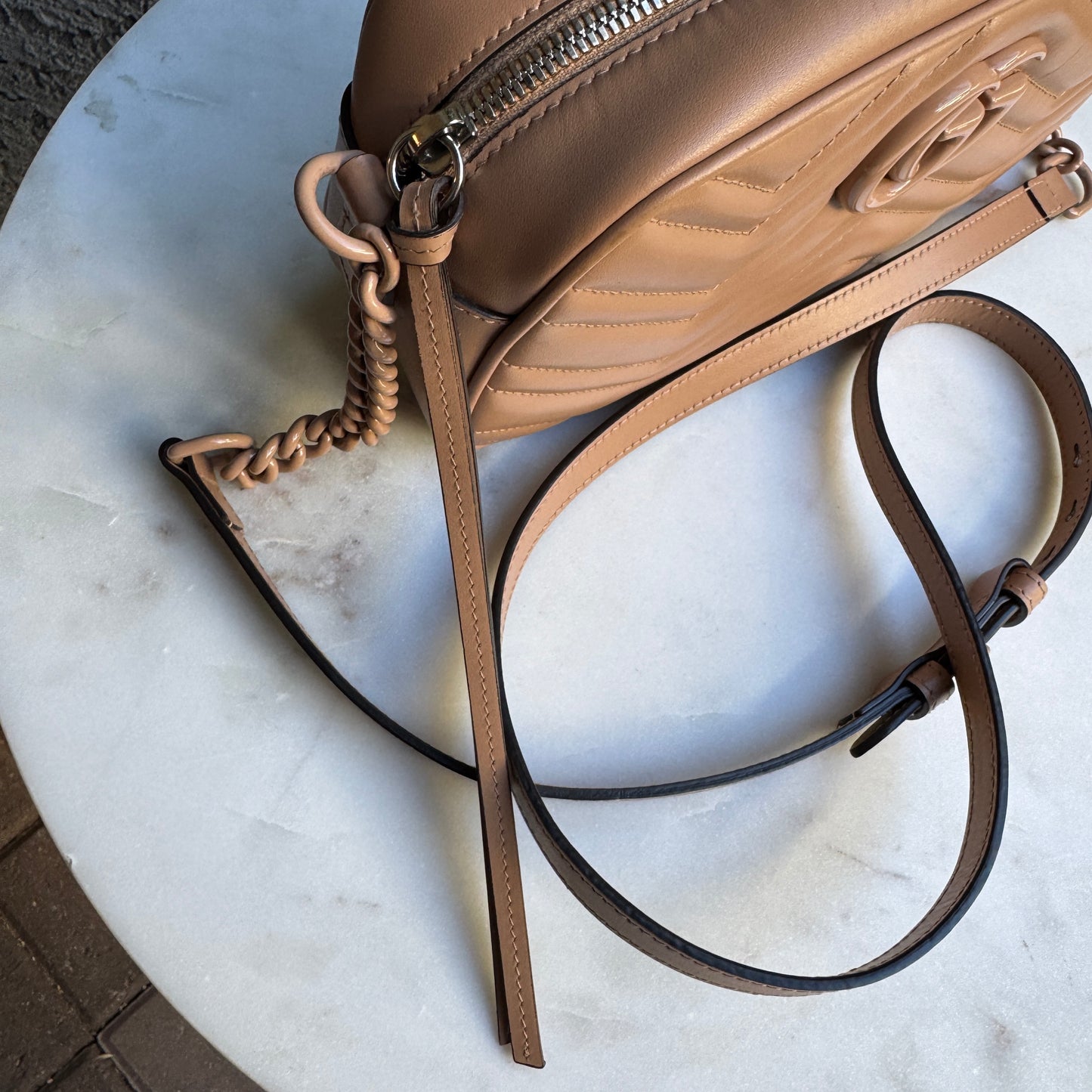 Gucci GG Small Matelassé Marmont Crossbody