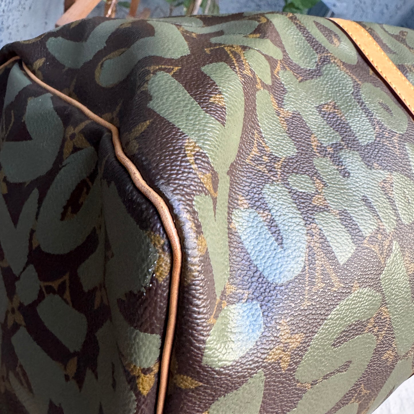 Louis Vuitton Limited Edition Monogram Graffiti 50 Keepall Duffel