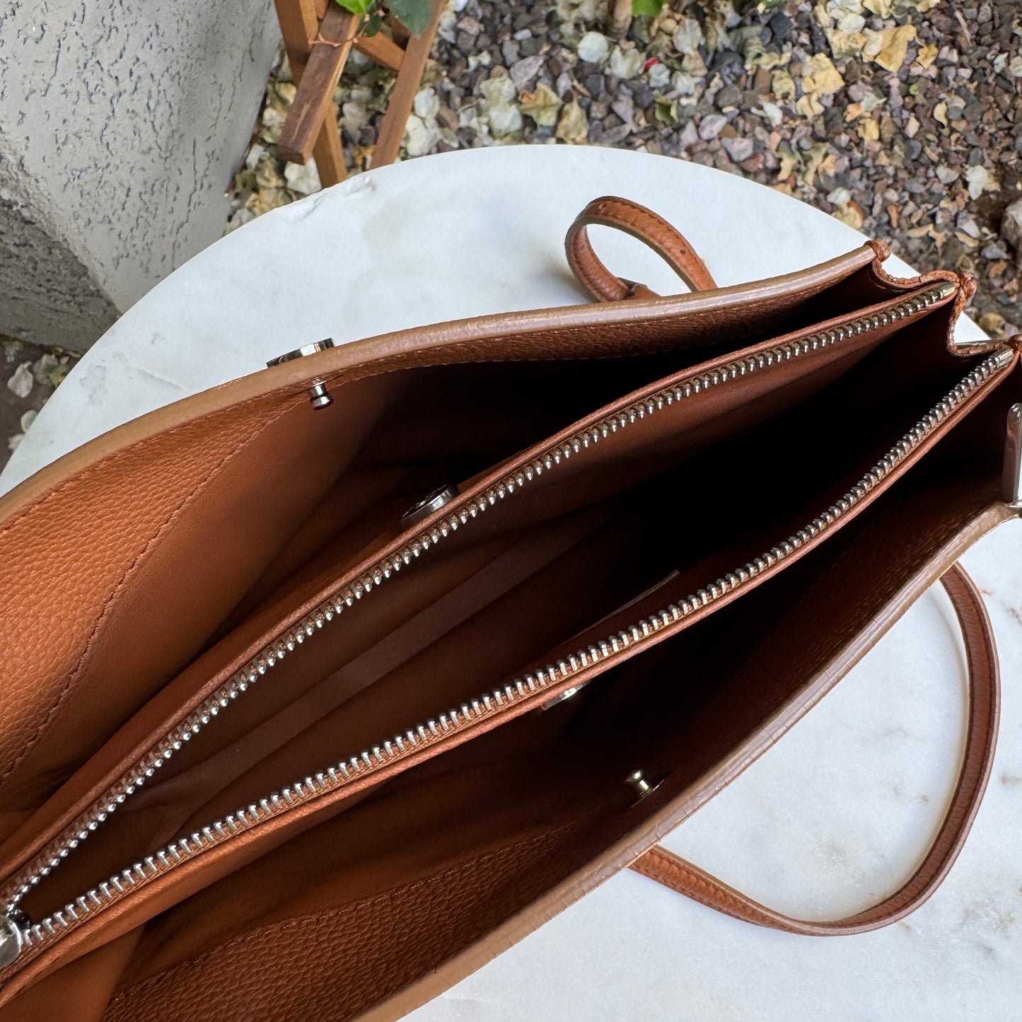 Loro Piana Milky Way Odessa Leather Crossbody