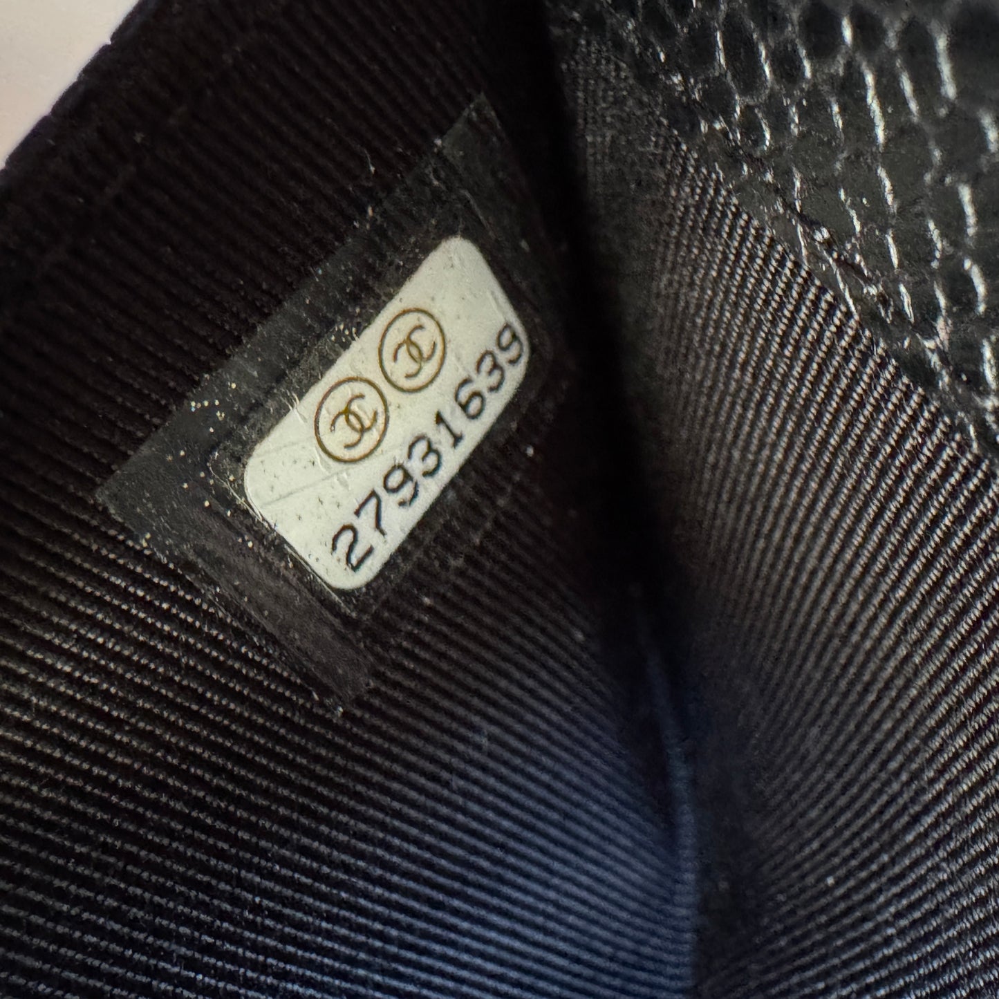 Chanel Caviar Classic Flap Card Holder Wallet