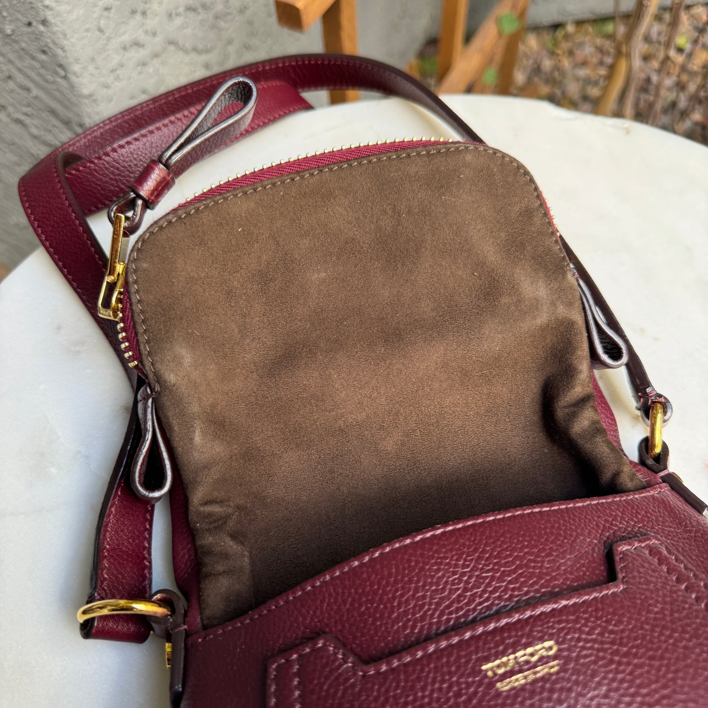 Tom Ford Small Jennifer Leather Crossbody