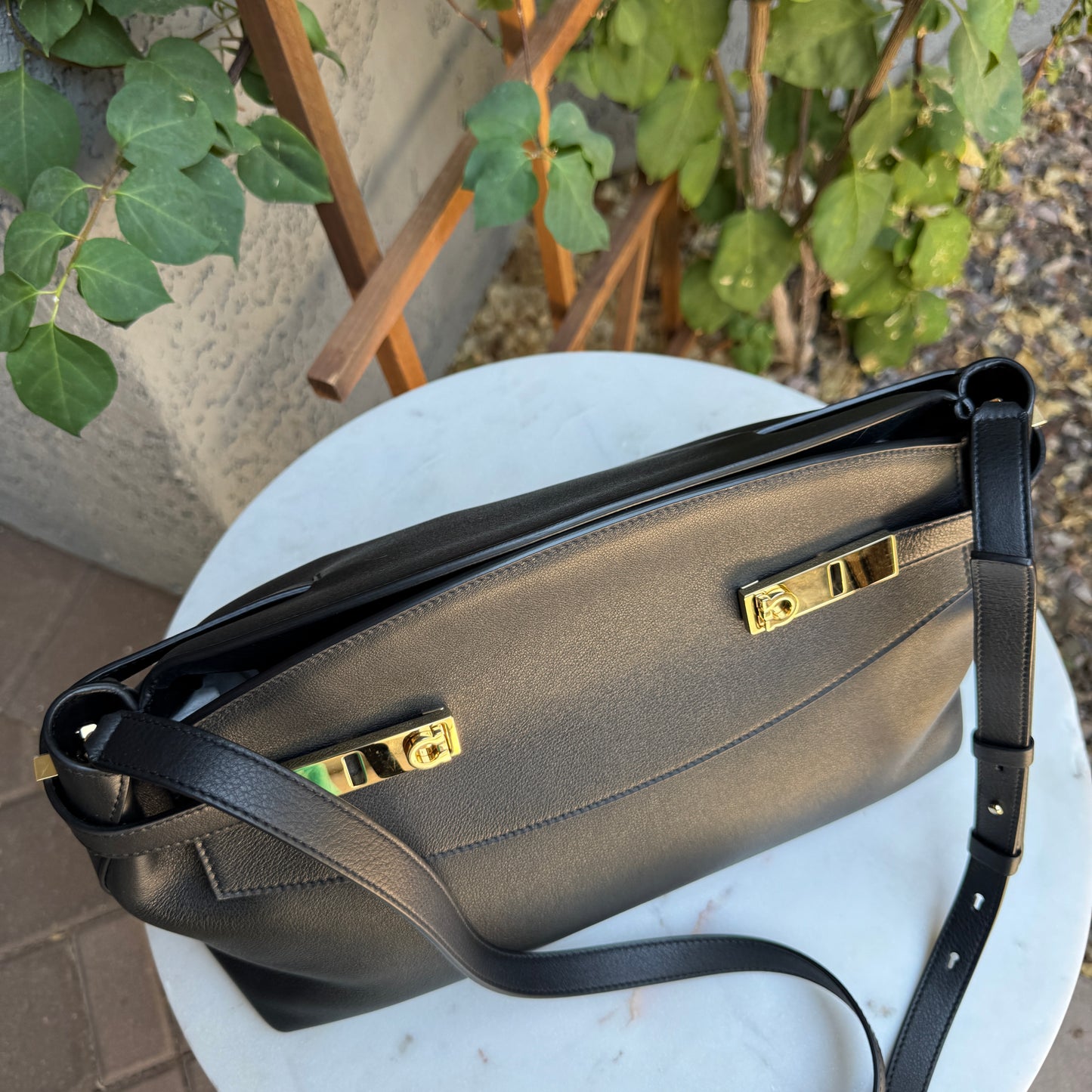 Ferragamo Large Hug Pouch Crossbody