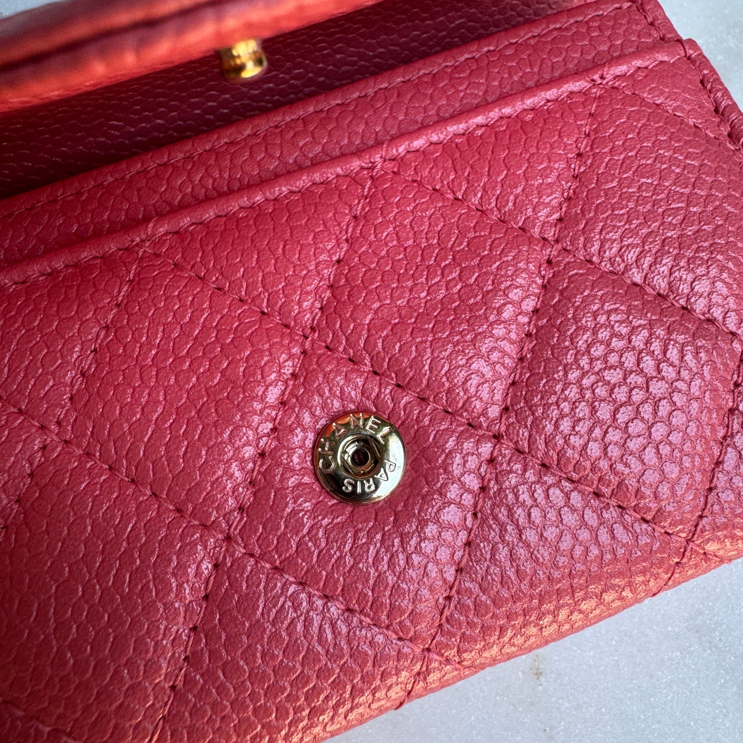 Chanel Caviar Classic Flap Card Holder Wallet