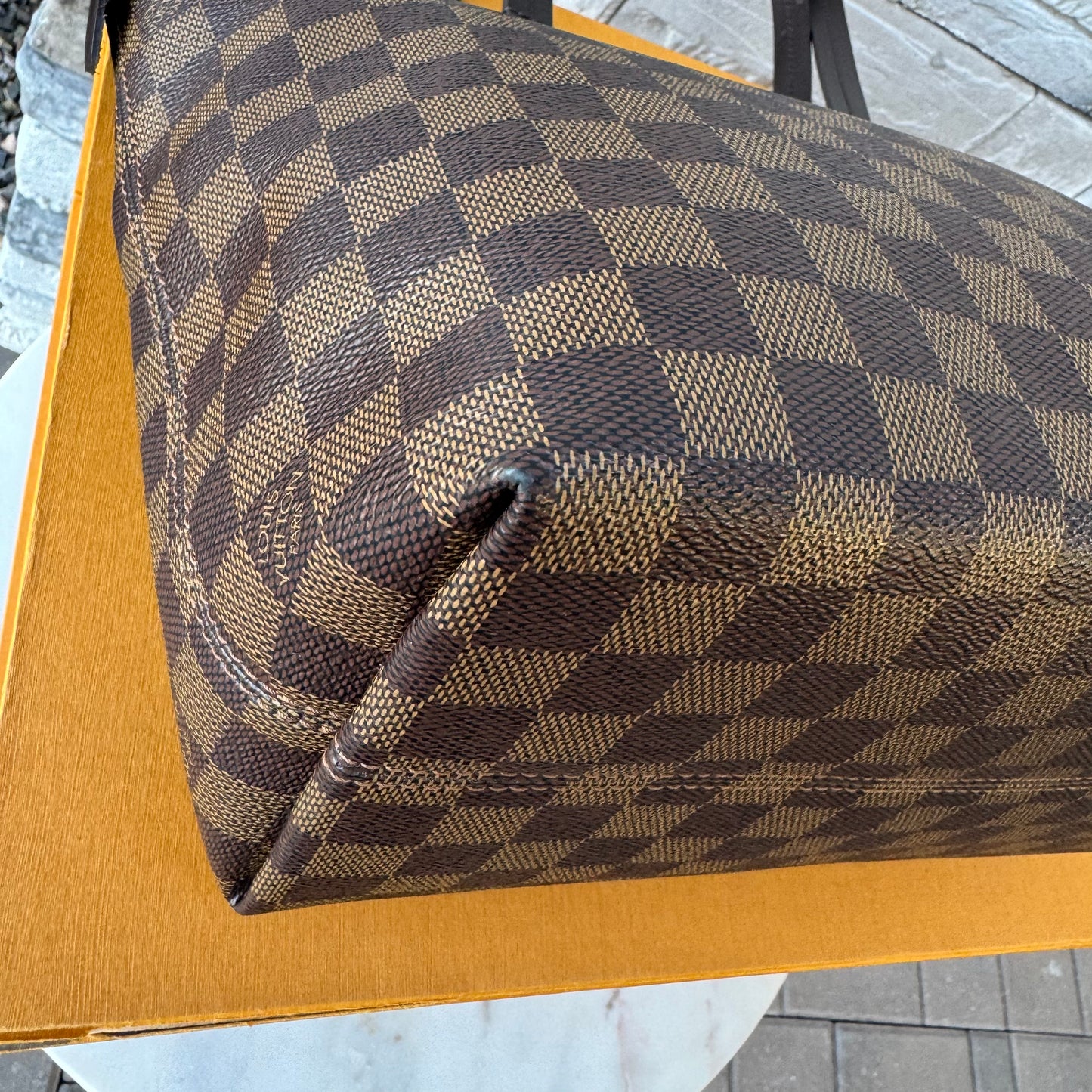 Louis Vuitton Iena PM Damier Ebene Tote