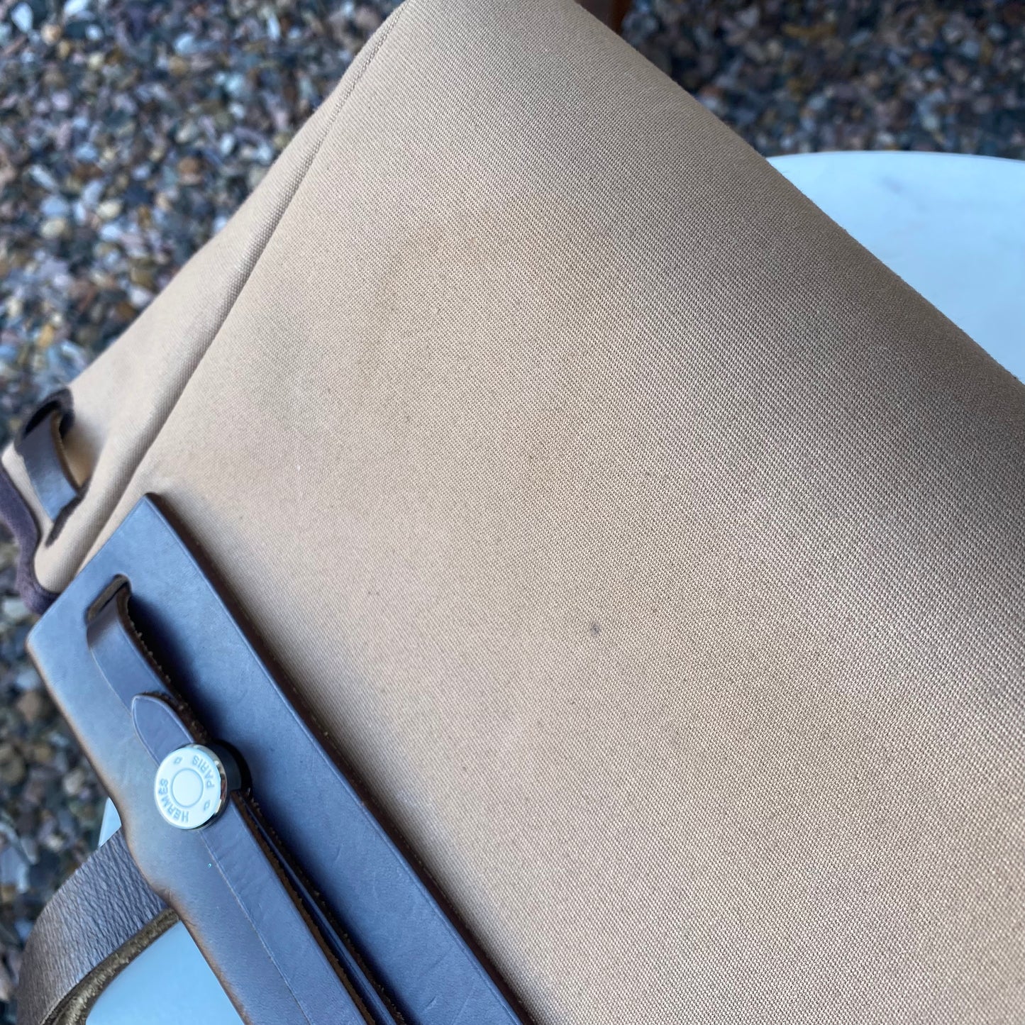Hermès Herbag Toile Cabas PM Shoulder Bag