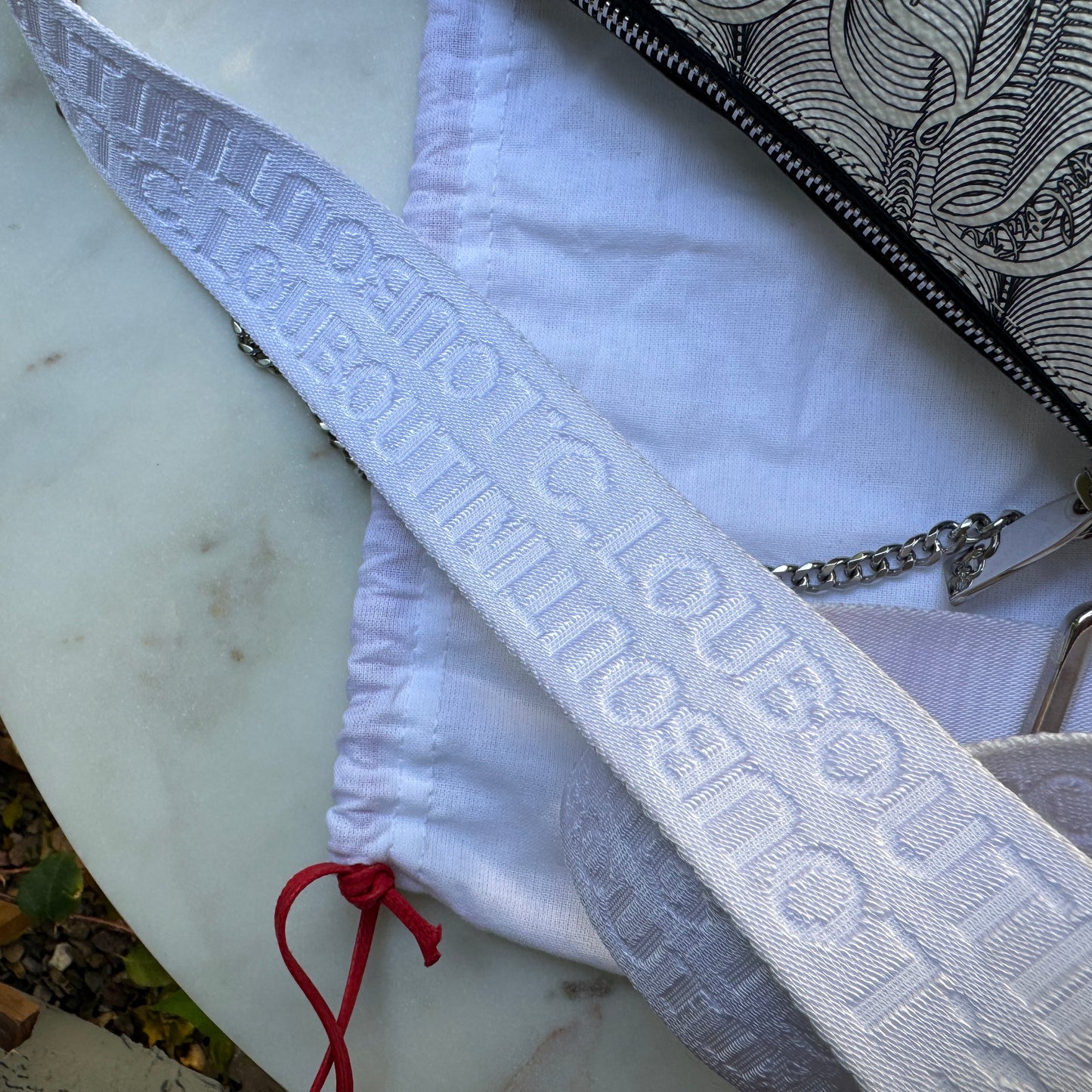 Christian Louboutin Loubila Hybrid Monogram Pouch Crossbody