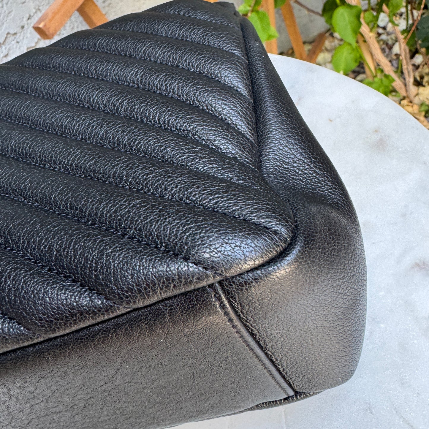 Saint Laurent Monochrome Large College Flap Shoulder Bag