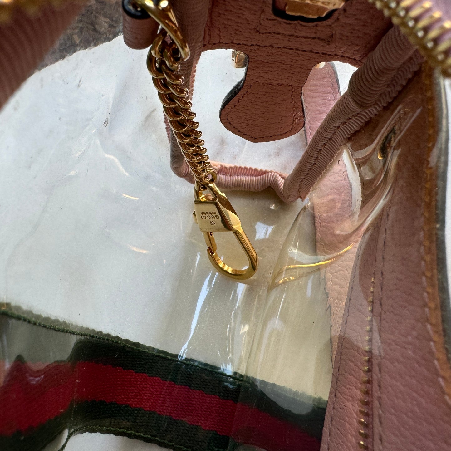 Gucci Vinyl Web Mini Ophidia Crossbody