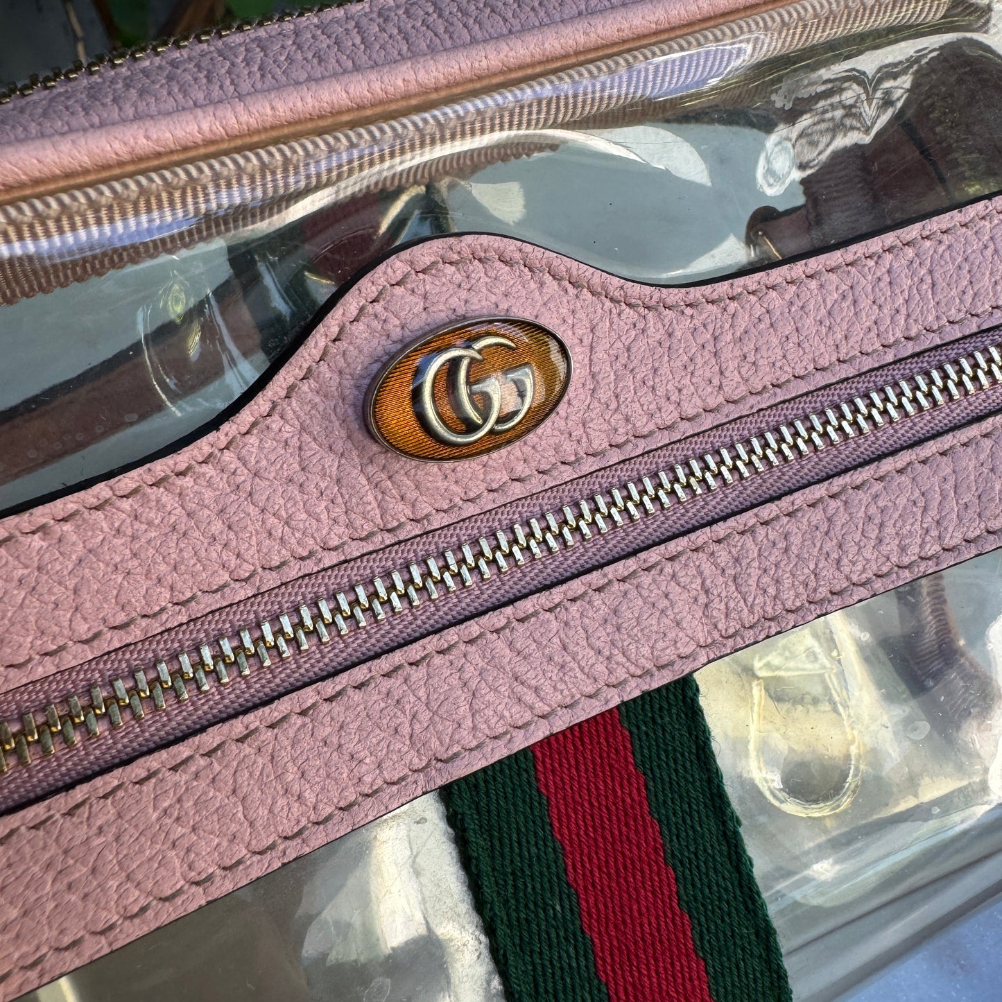 Gucci Vinyl Web Mini Ophidia Crossbody