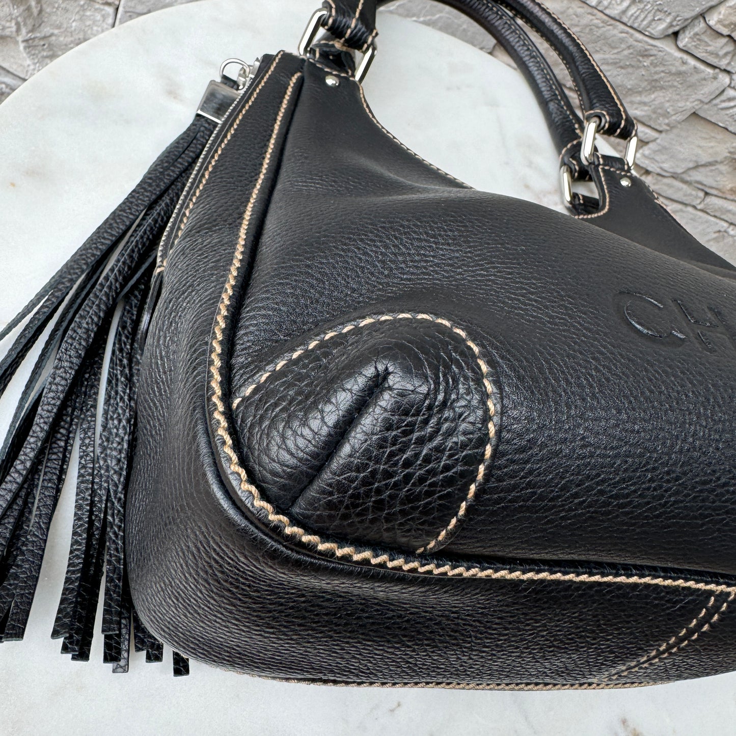 Chanel LAX Leather Tassel Shoulder Bag
