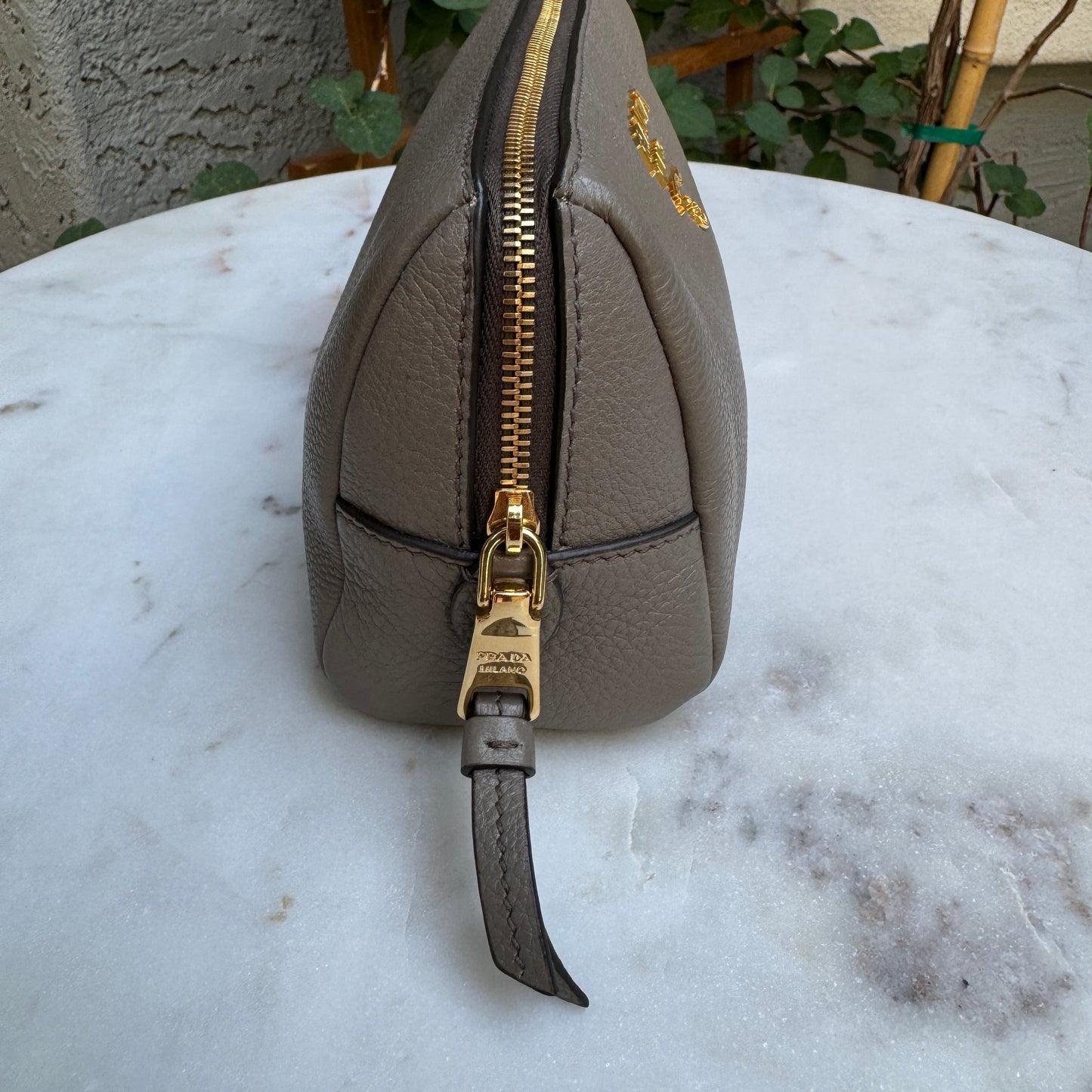 Prada Vitello Daino Cosmetic Pouch