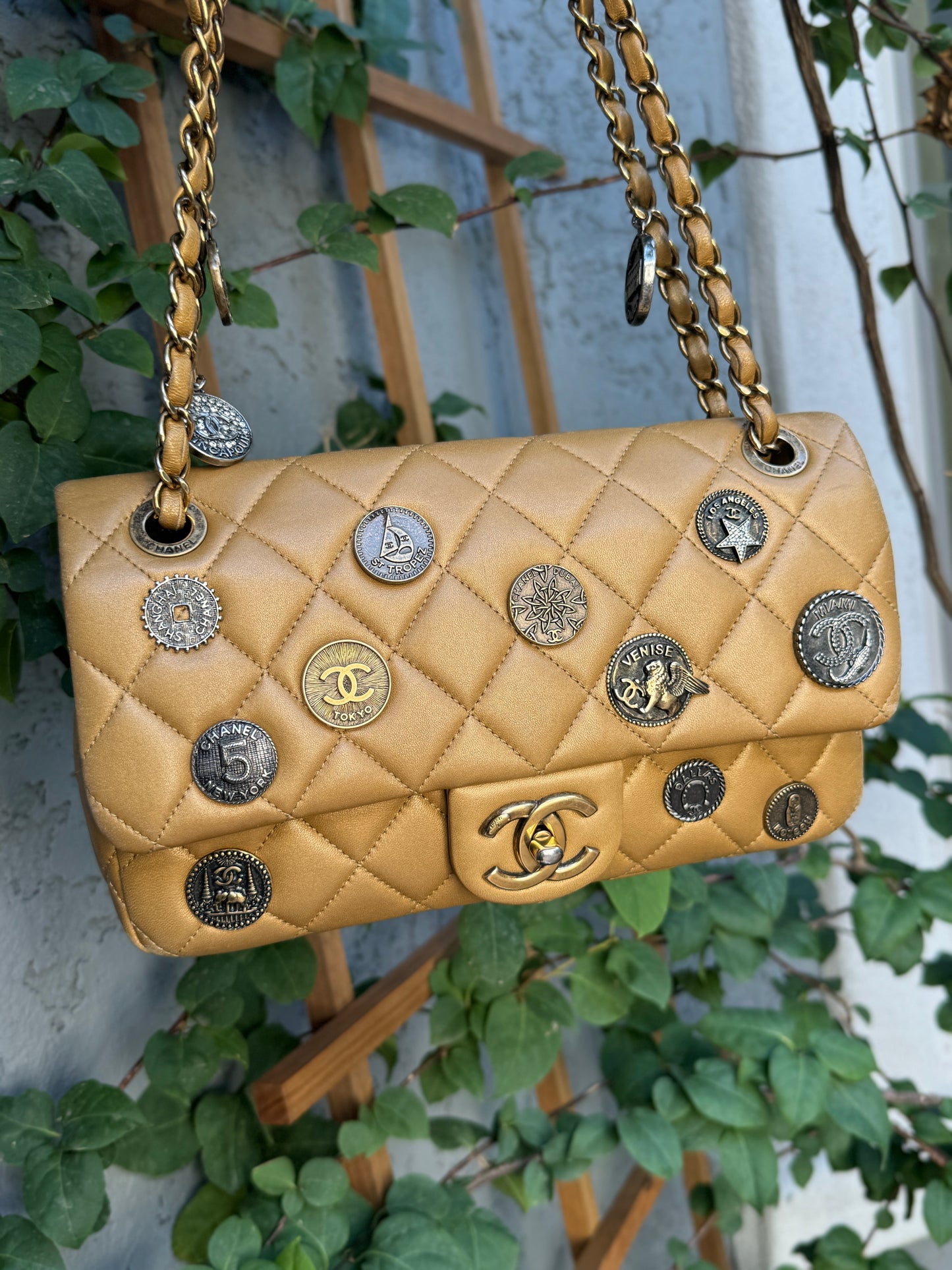 Chanel Limited Edition Paris-Dubai Medallions Single Flap Bag