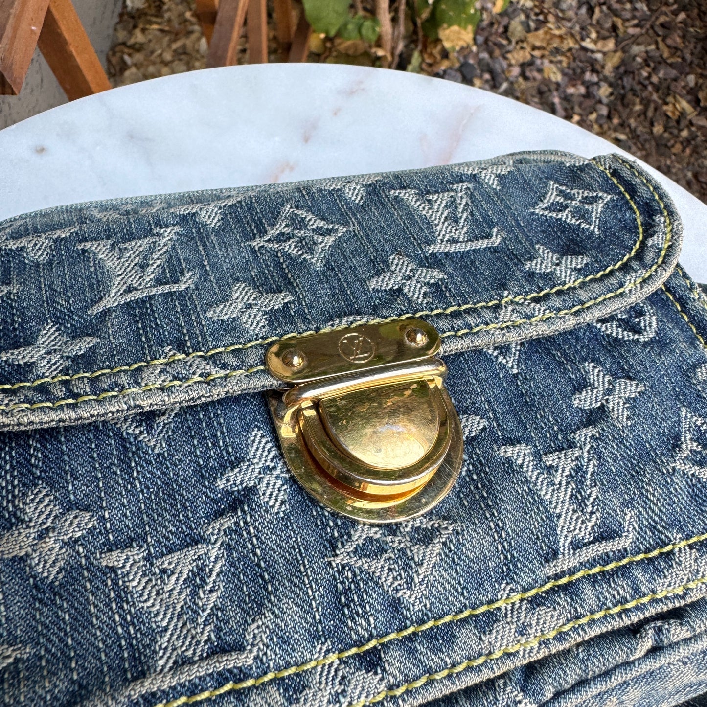 Louis Vuitton Monogram Denim Vintage Bumbag