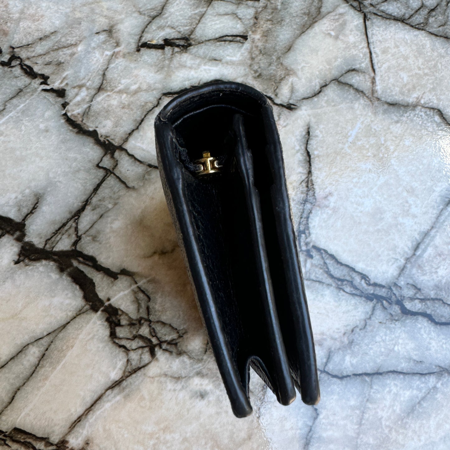 Gucci GG Marmont Bi-Color Card Case Wallet