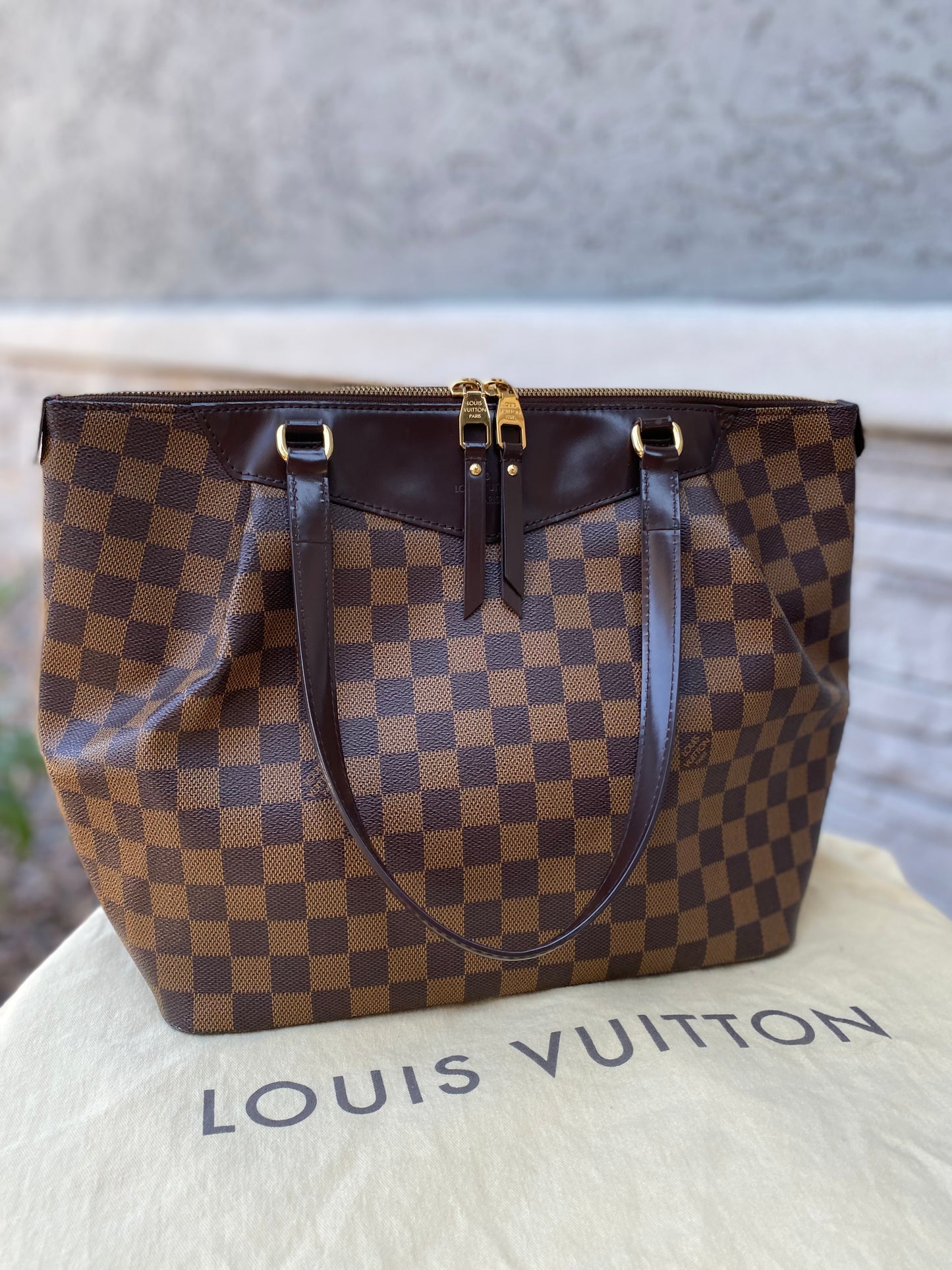 Louis Vuitton Westminster GM Damier Ebene Tote