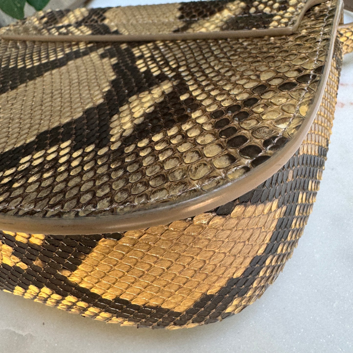 Saint Laurent Kaia Python Crossbody