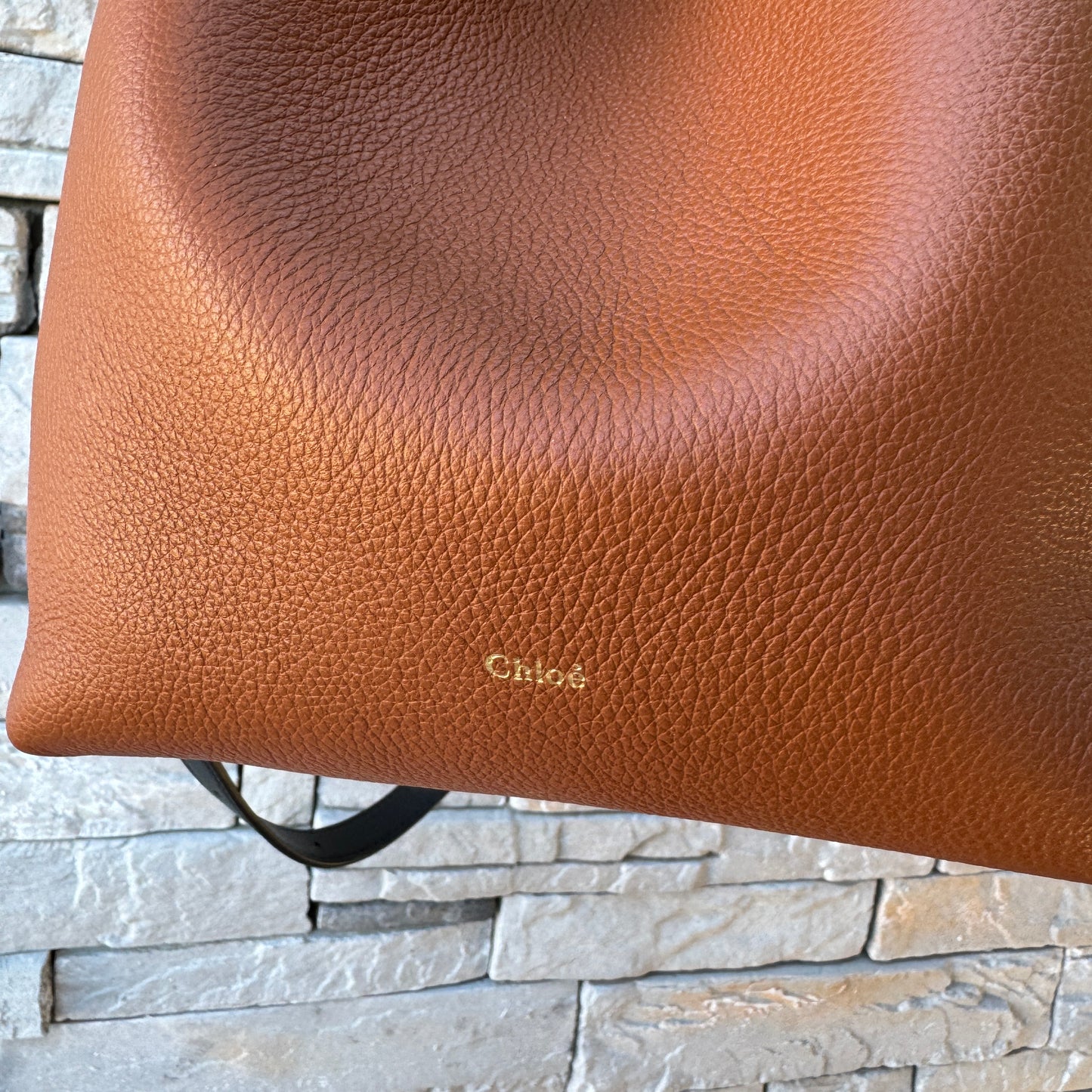 Chloé Marcie Leather Bucket Bag