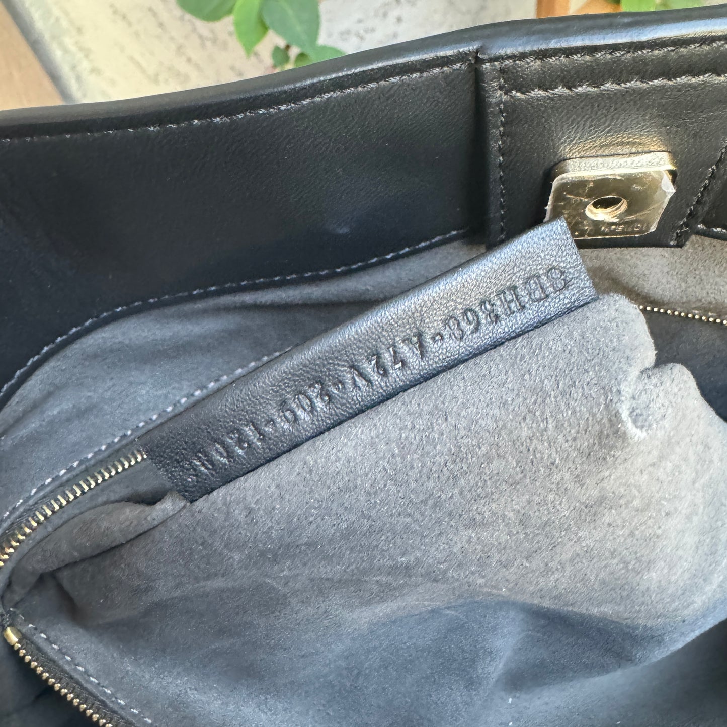 Fendi FF Embossed 1974 Leather Medium Tote