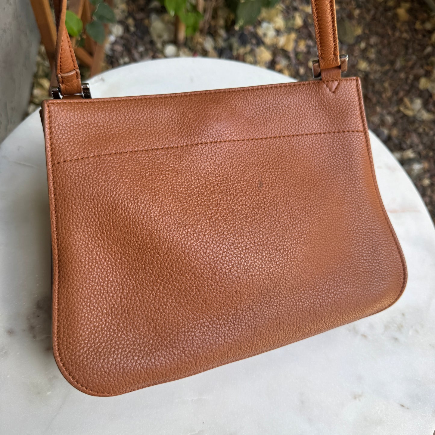 Loro Piana Milky Way Odessa Leather Crossbody
