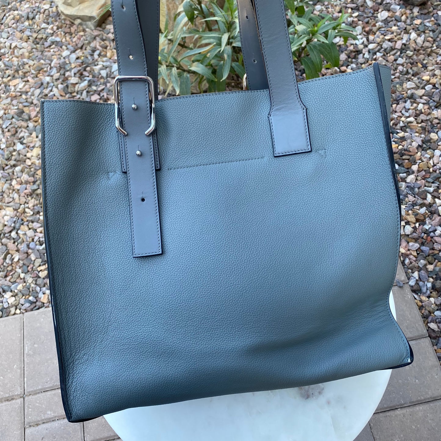 Loewe Soft Grained Calfskin Buckle Tote