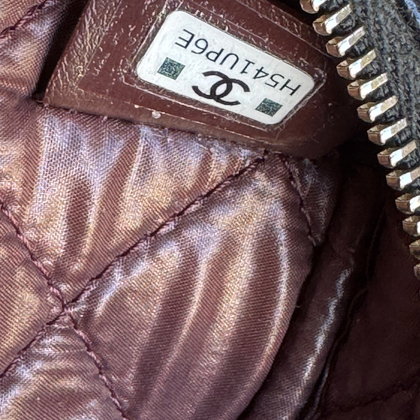 Chanel Double Zip Caviar Leather Cosmetic Bag