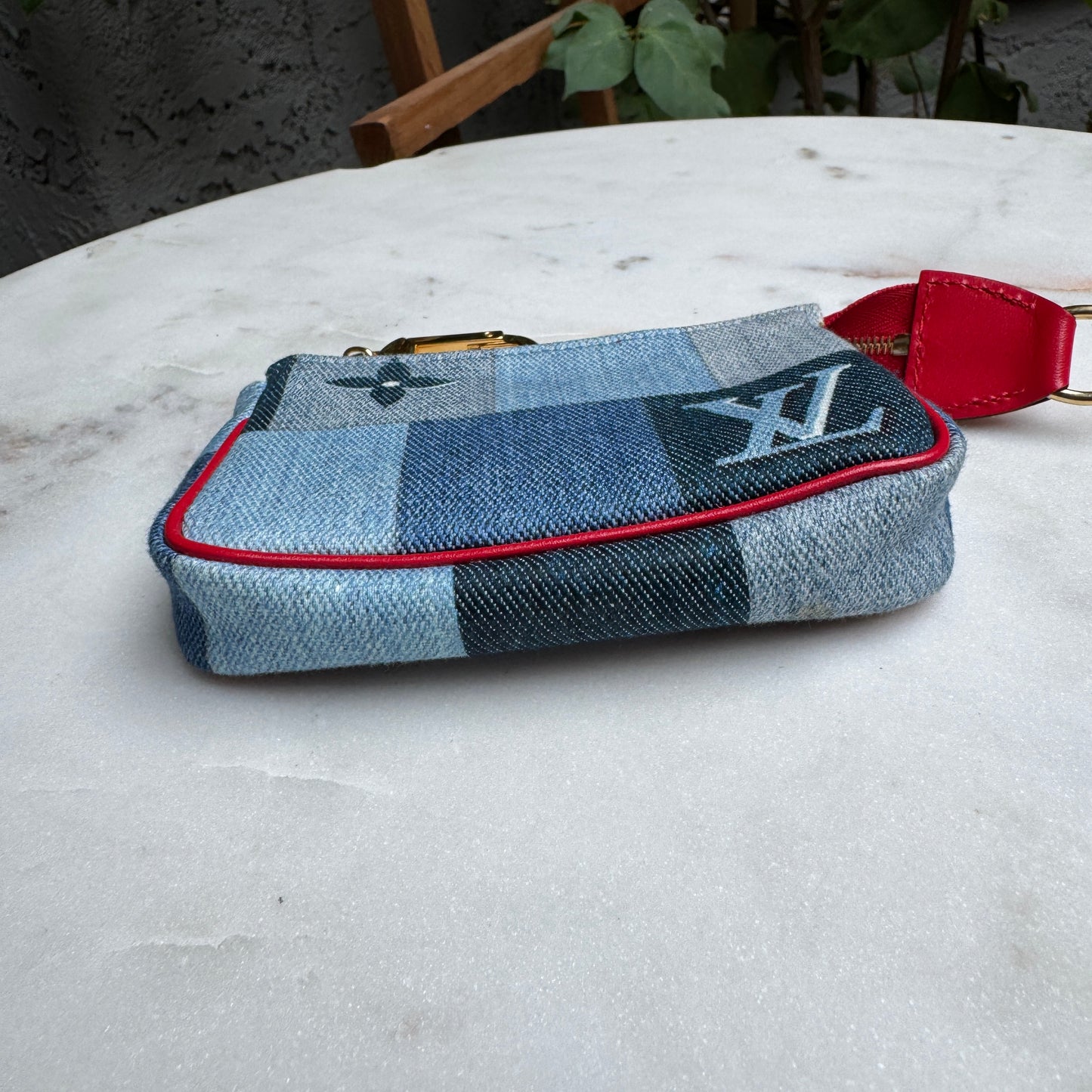 Louis Vuitton Monogram Denim Micro Pochette Accessoires