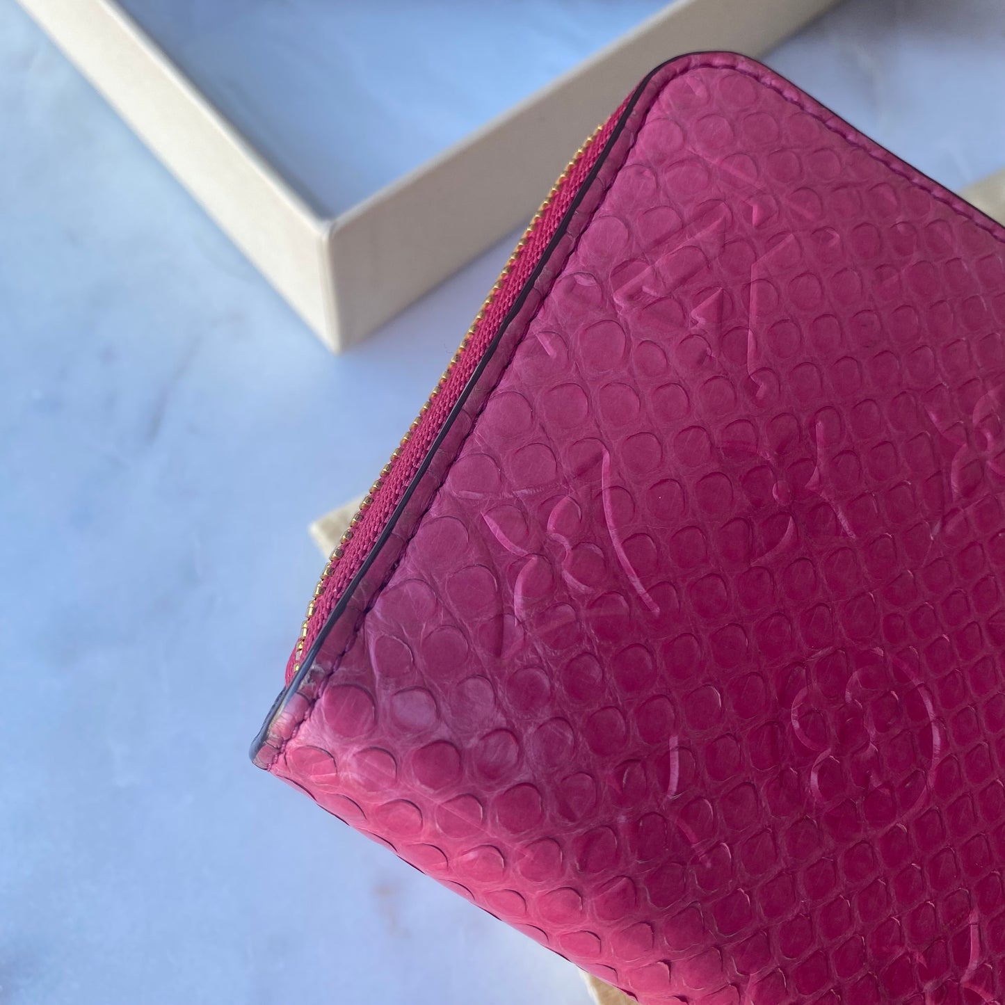 Louis Vuitton Python Zippy Wallet