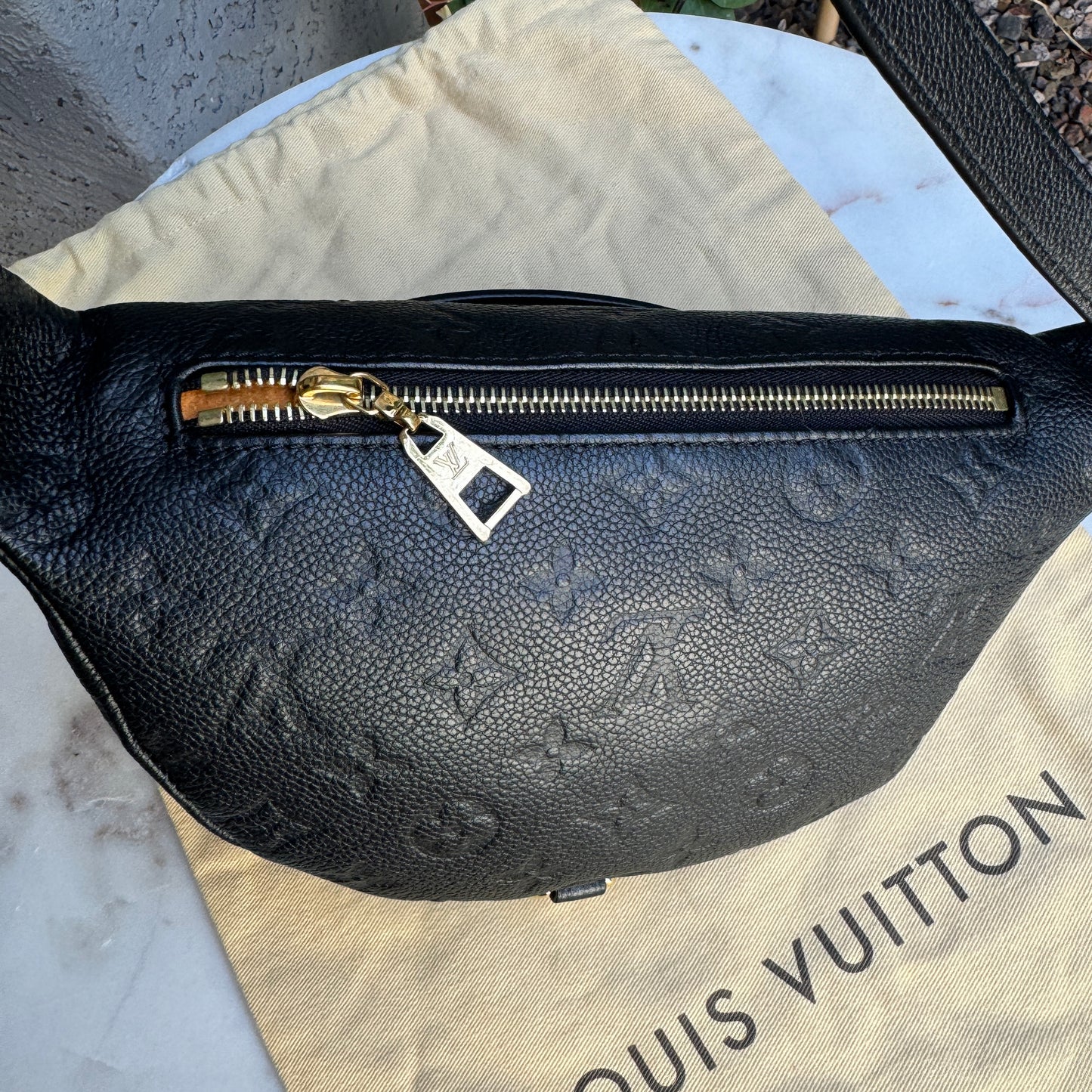Louis Vuitton Monogram Empreinte Leather Bumbag