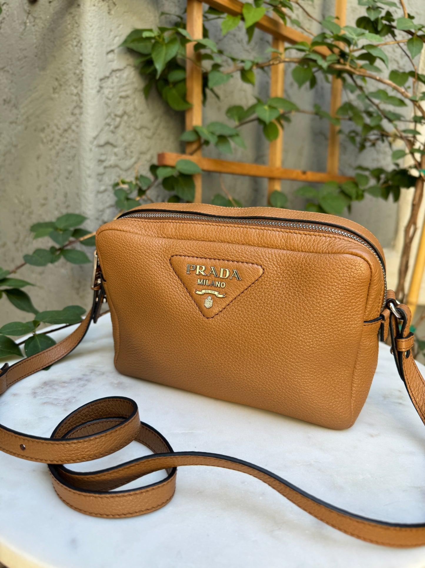 Prada Double Zip Camera Crossbody