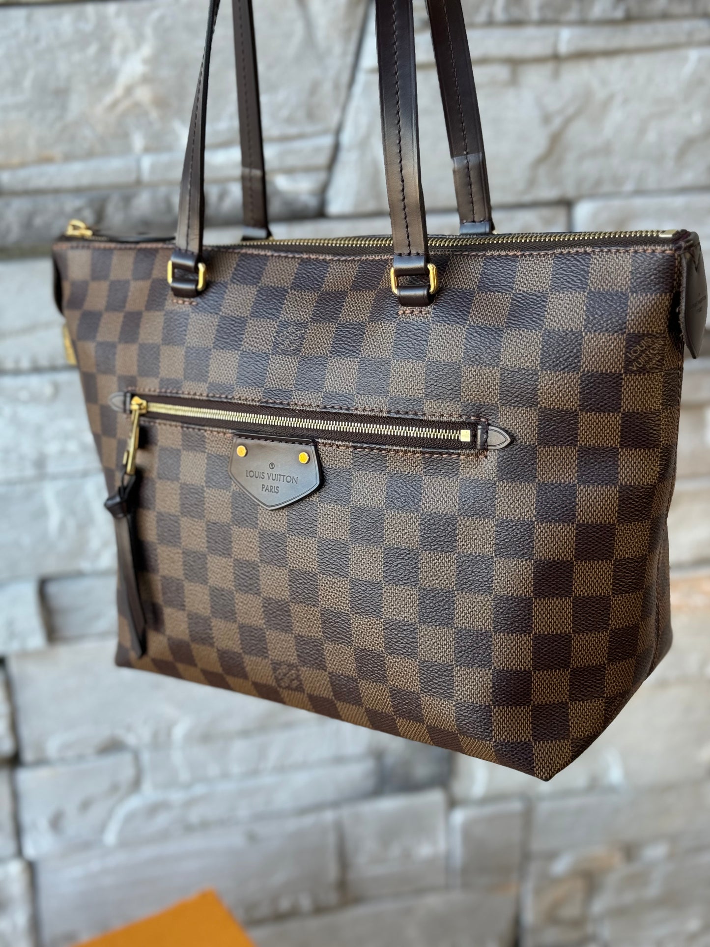 Louis Vuitton Iena PM Damier Ebene Tote