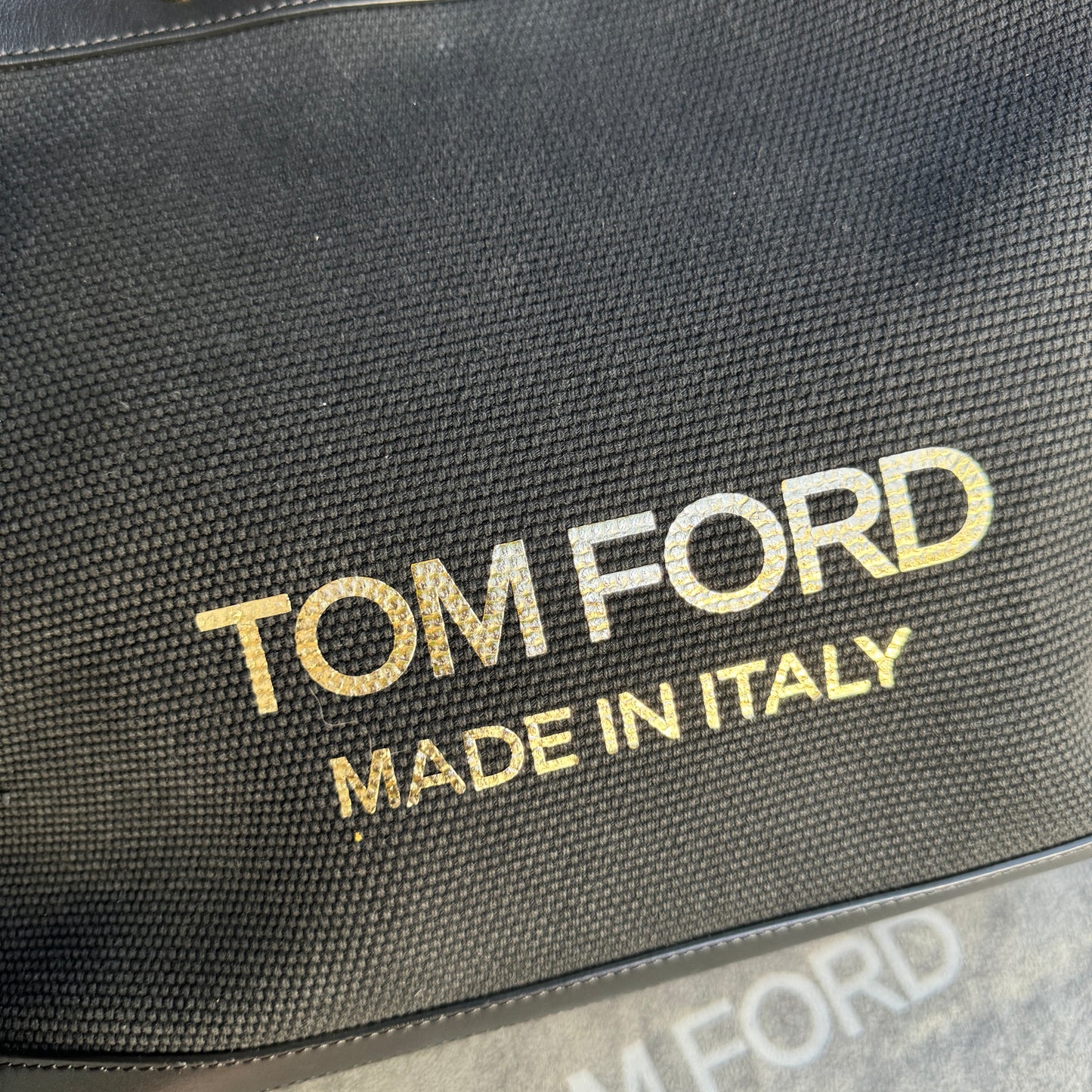 Tom Ford T Screw Medium Canvas Tote