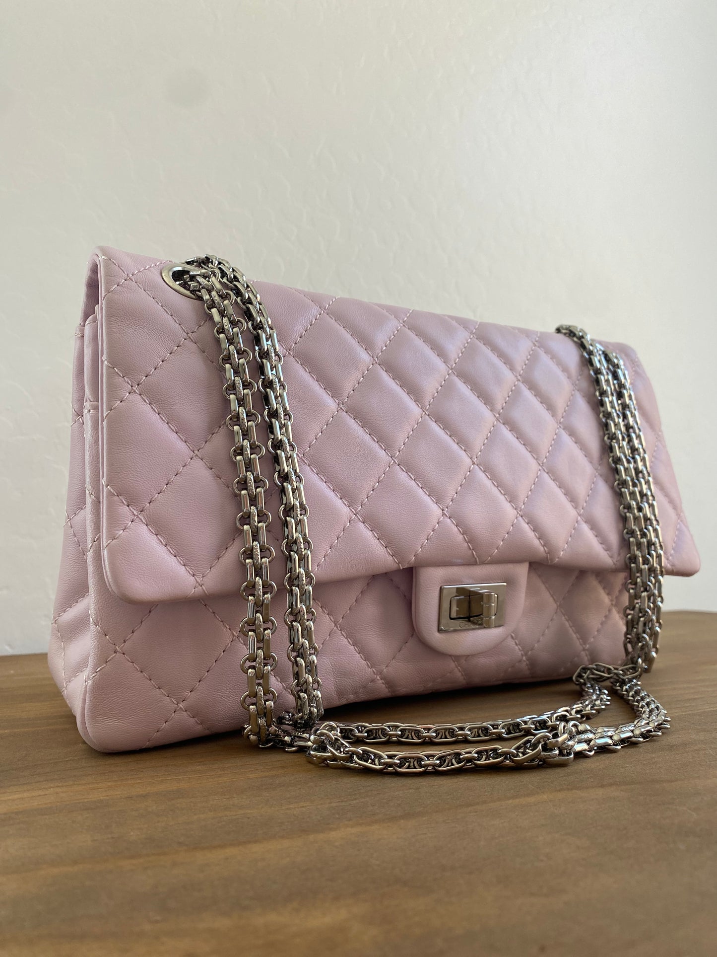 Chanel Reissue 226 Double Flap Calfskin Shoulder Bag