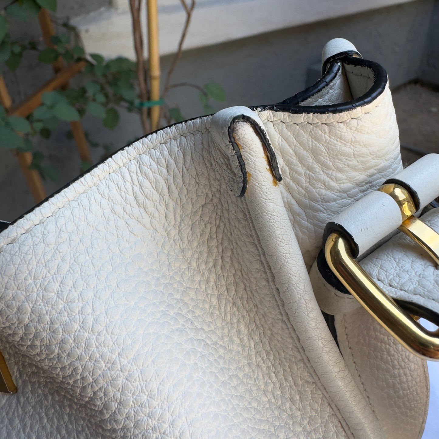 Prada Vitello Daino Phenix Nylon Web Stripe Crossbody