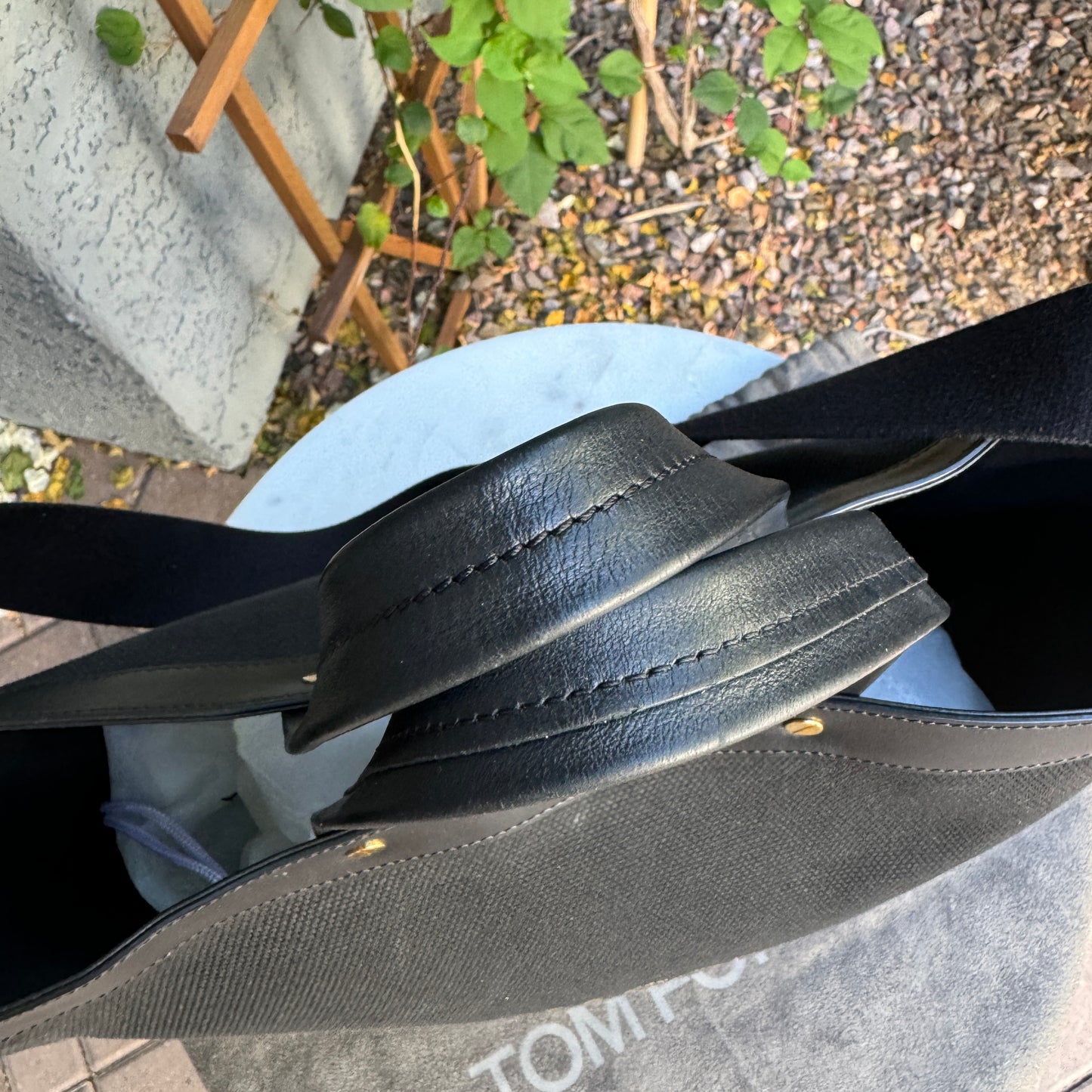 Tom Ford T Screw Medium Canvas Tote