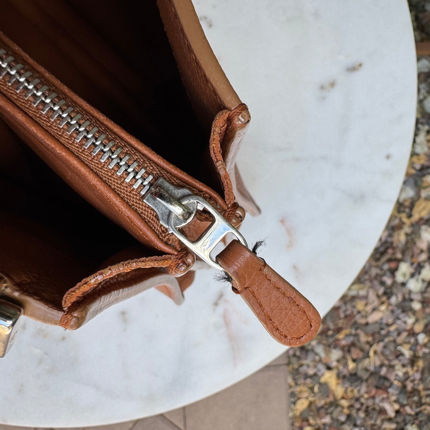 Loro Piana Milky Way Odessa Leather Crossbody