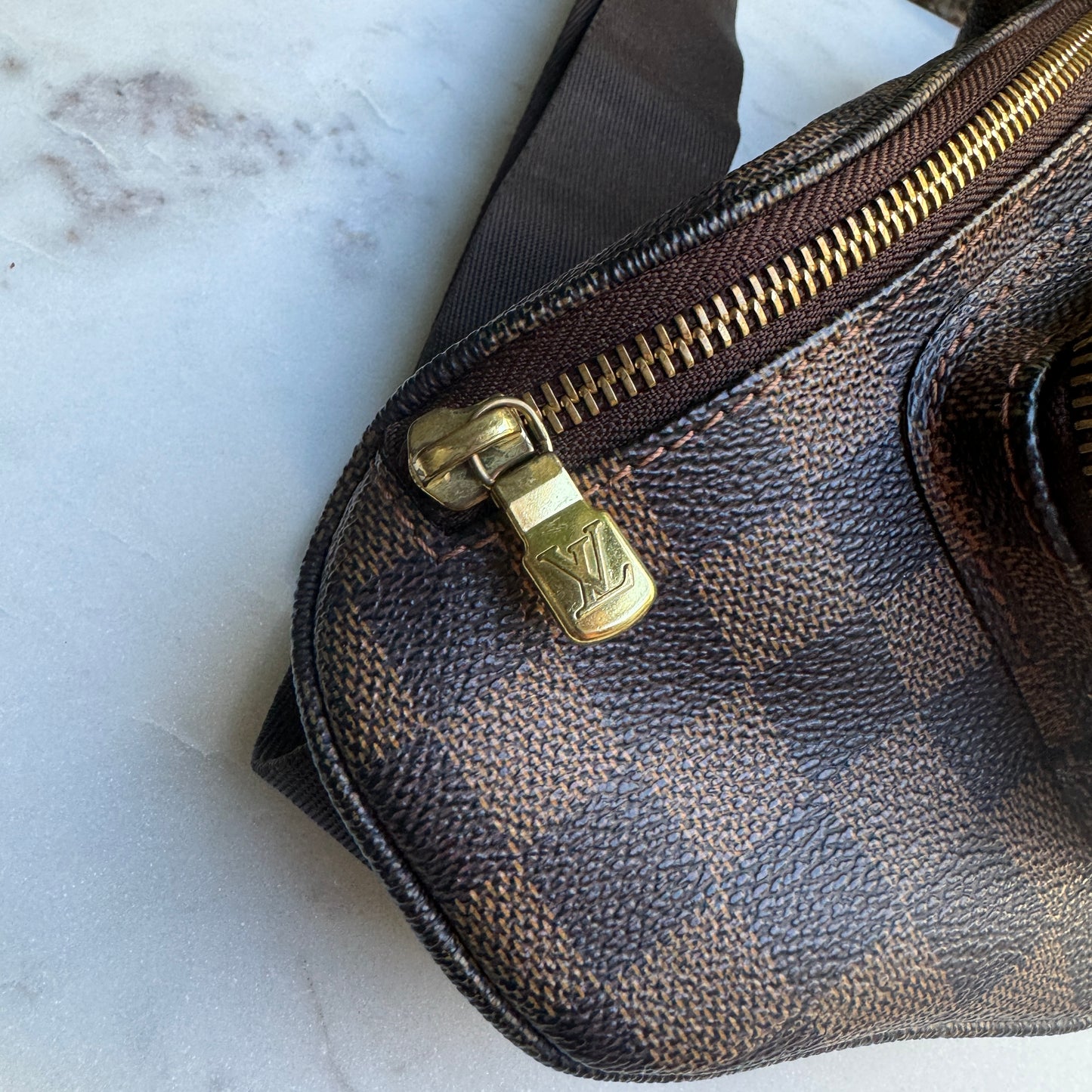 Louis Vuitton Damier Ebene Melville Belt Bag