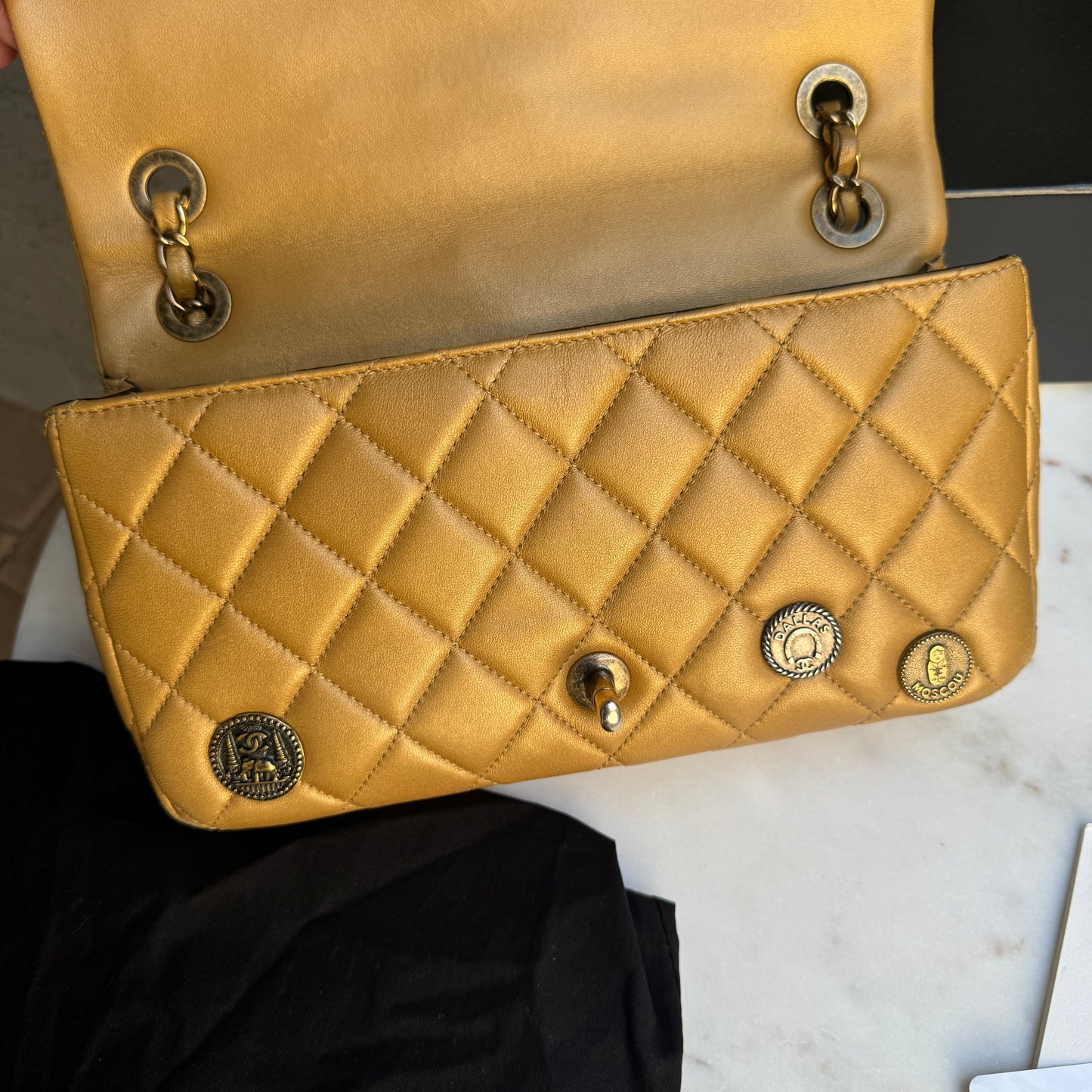 Chanel Limited Edition Paris-Dubai Medallions Single Flap Bag