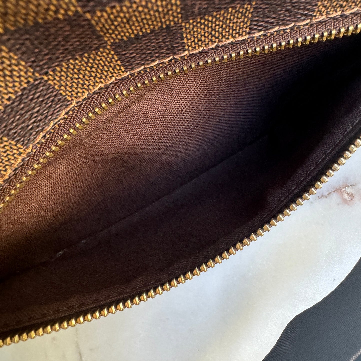 Louis Vuitton Damier Ebene Melville Belt Bag