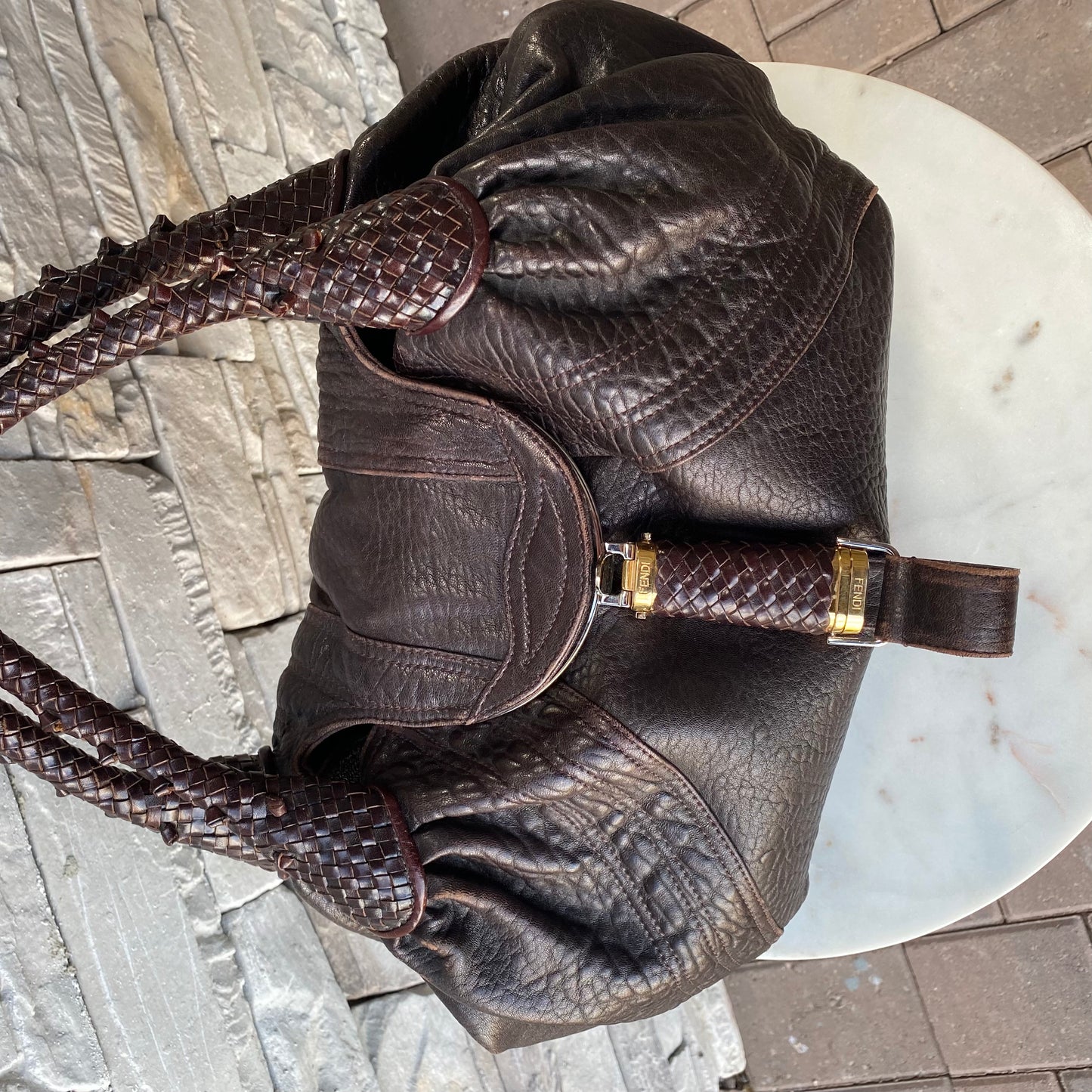 Fendi Leather Spy Bag