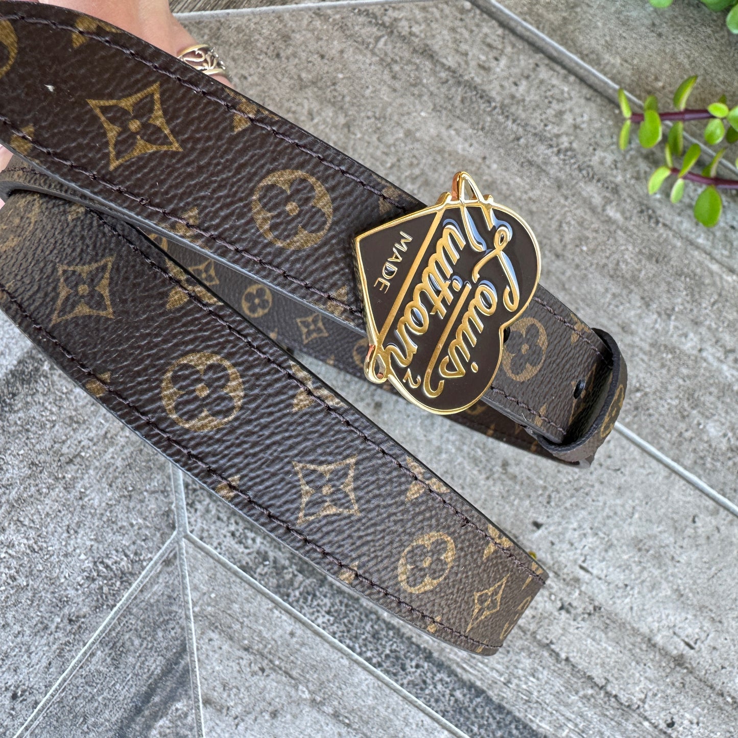 Louis Vuitton x Nigo Monogram Canvas Shoulder Strap