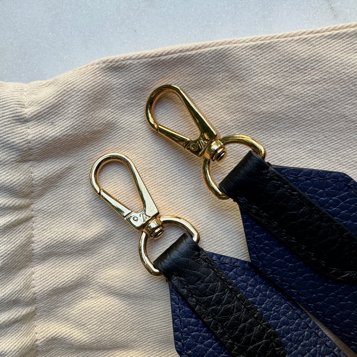 Louis Vuitton Taurillon Flower Capucines Bandouliere Strap