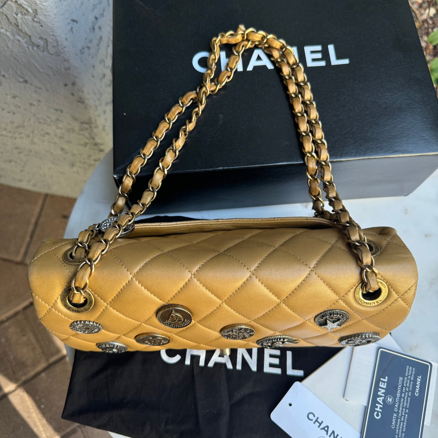 Chanel Limited Edition Paris-Dubai Medallions Single Flap Bag