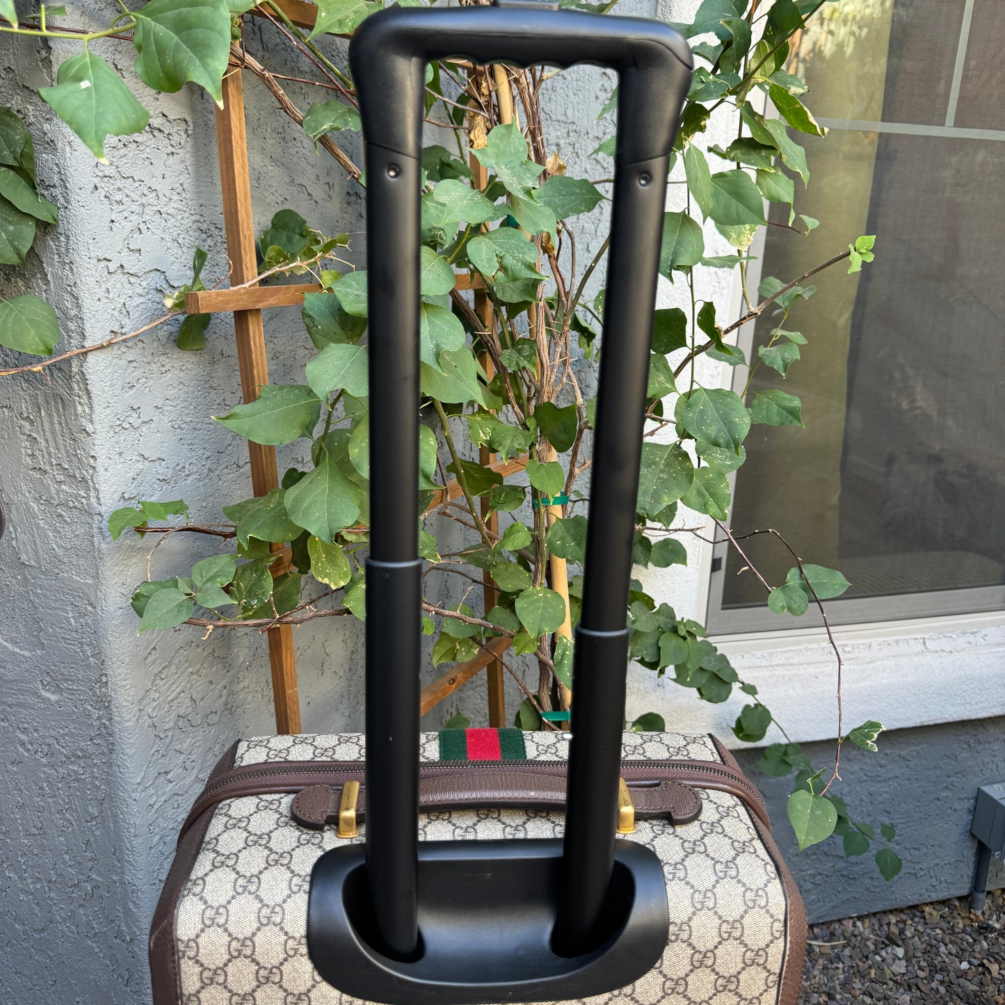 Gucci Savoy Small Monogram Trolley Suitcase
