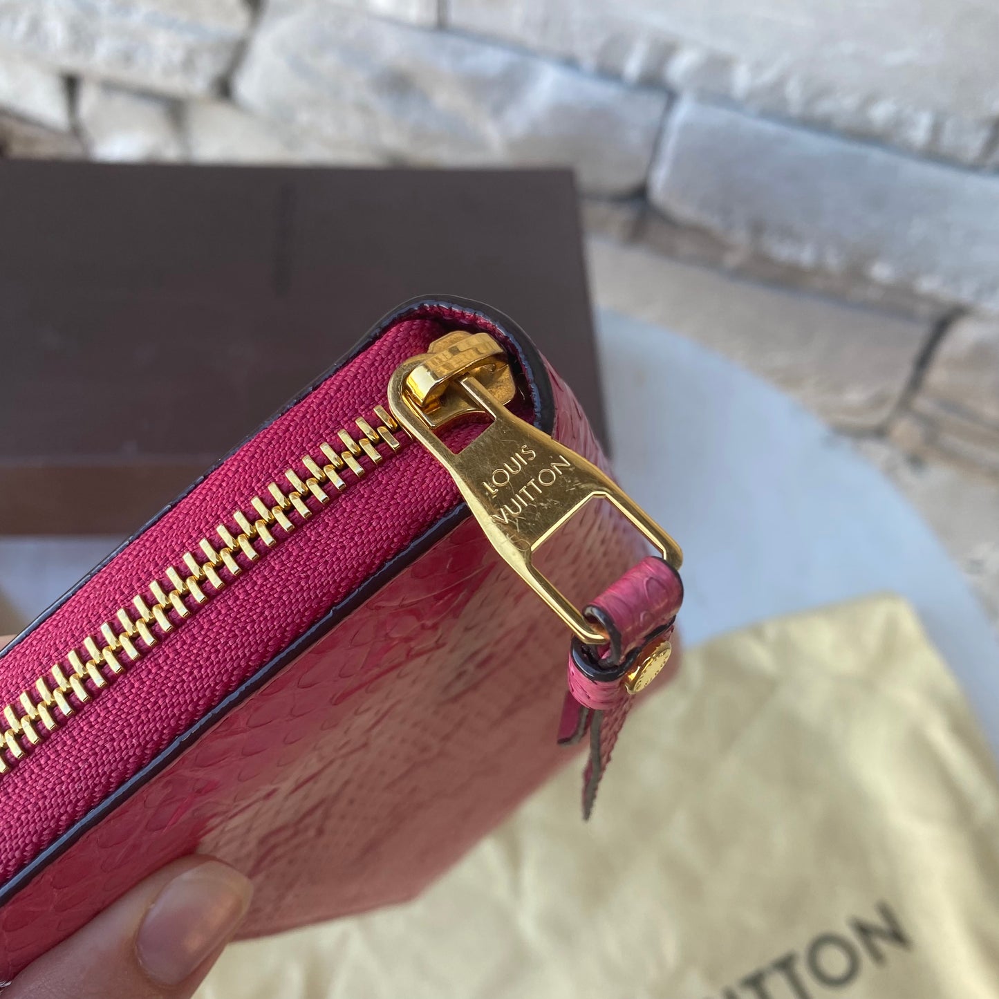 Louis Vuitton Python Zippy Wallet