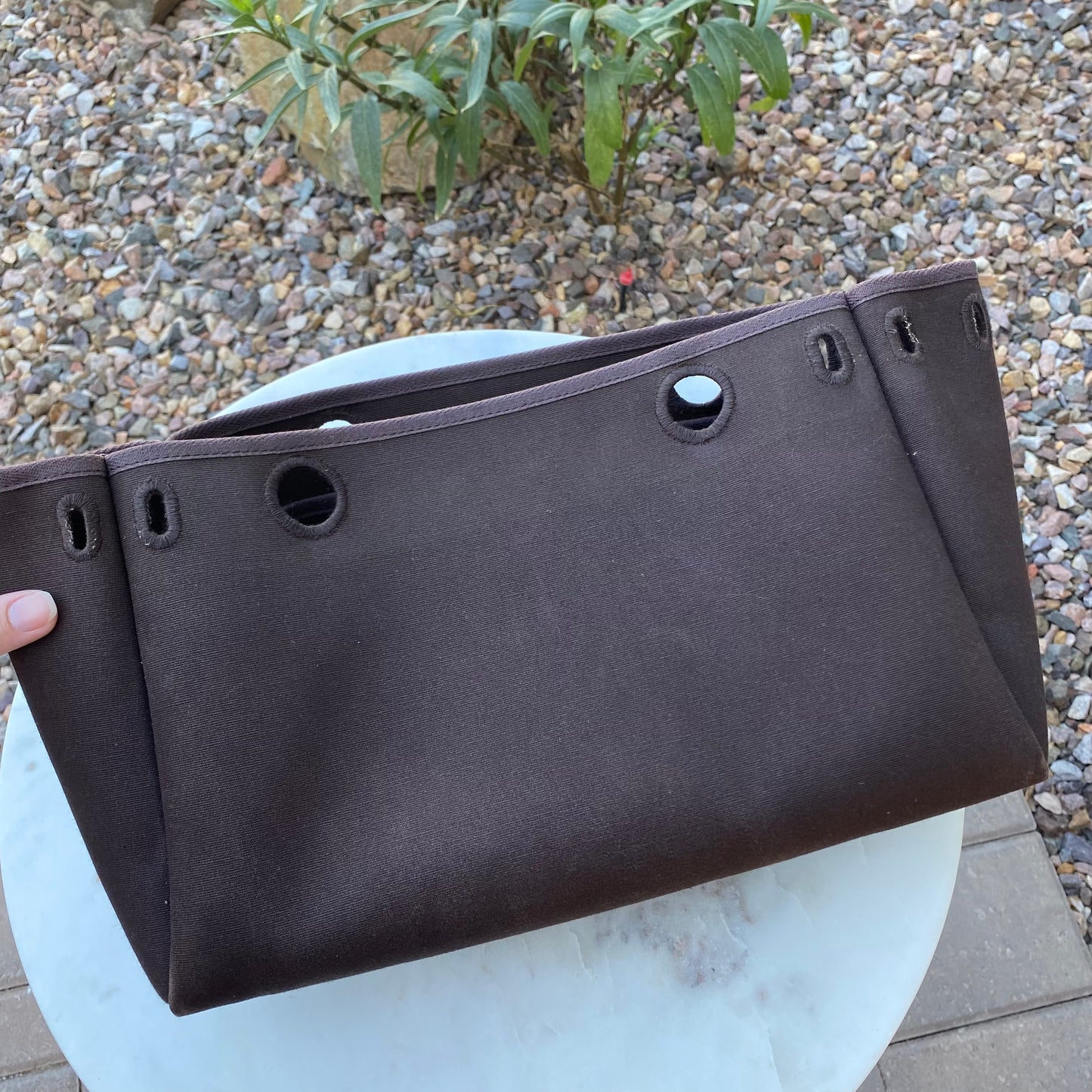 Hermès Herbag Toile Cabas PM Shoulder Bag