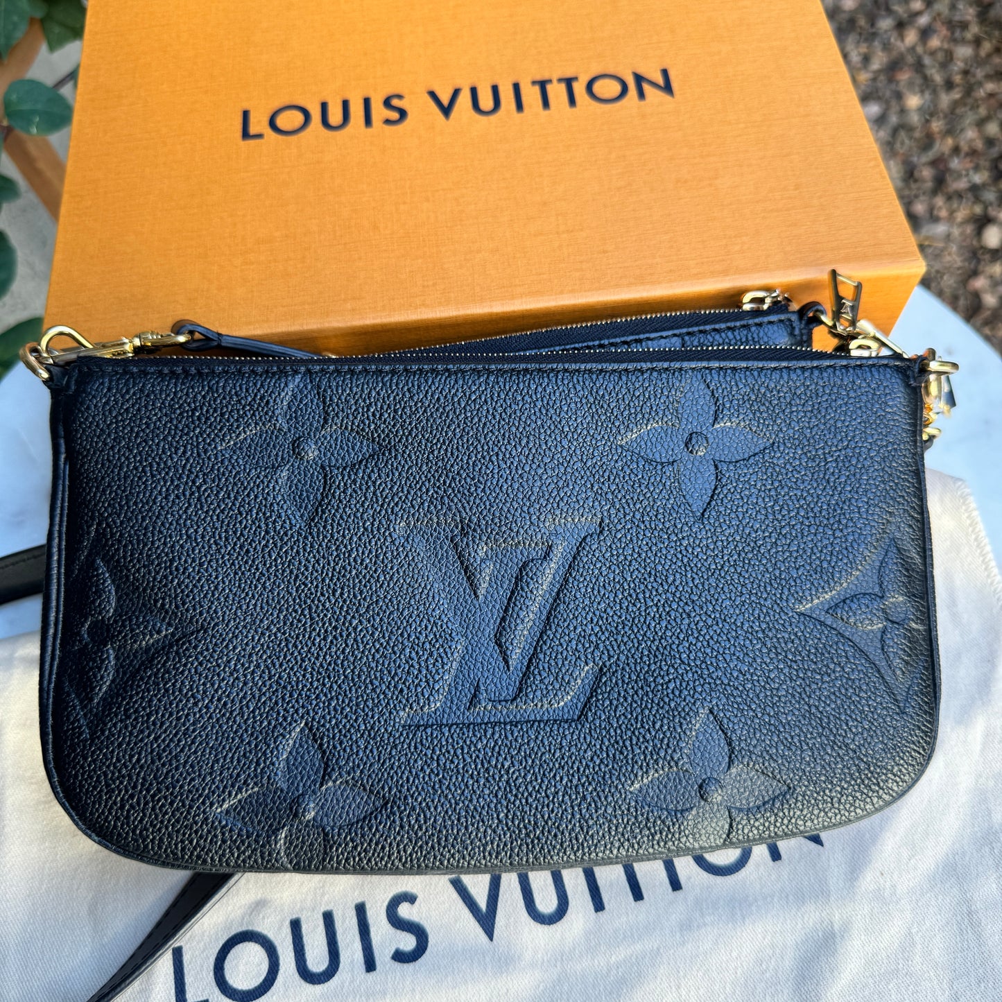 Louis Vuitton Multi Pochette Empreinte Crossbody
