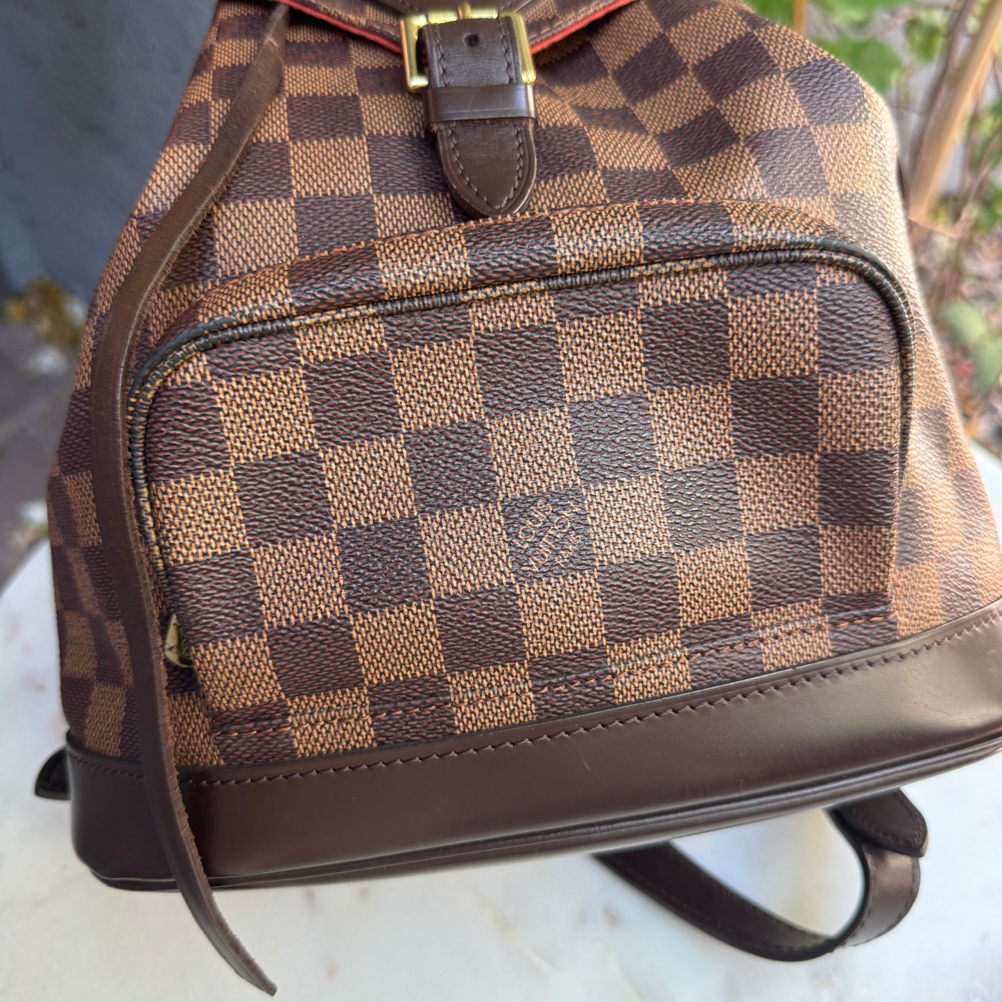Louis Vuitton Vintage Damier Ebene Montsouris Backpack