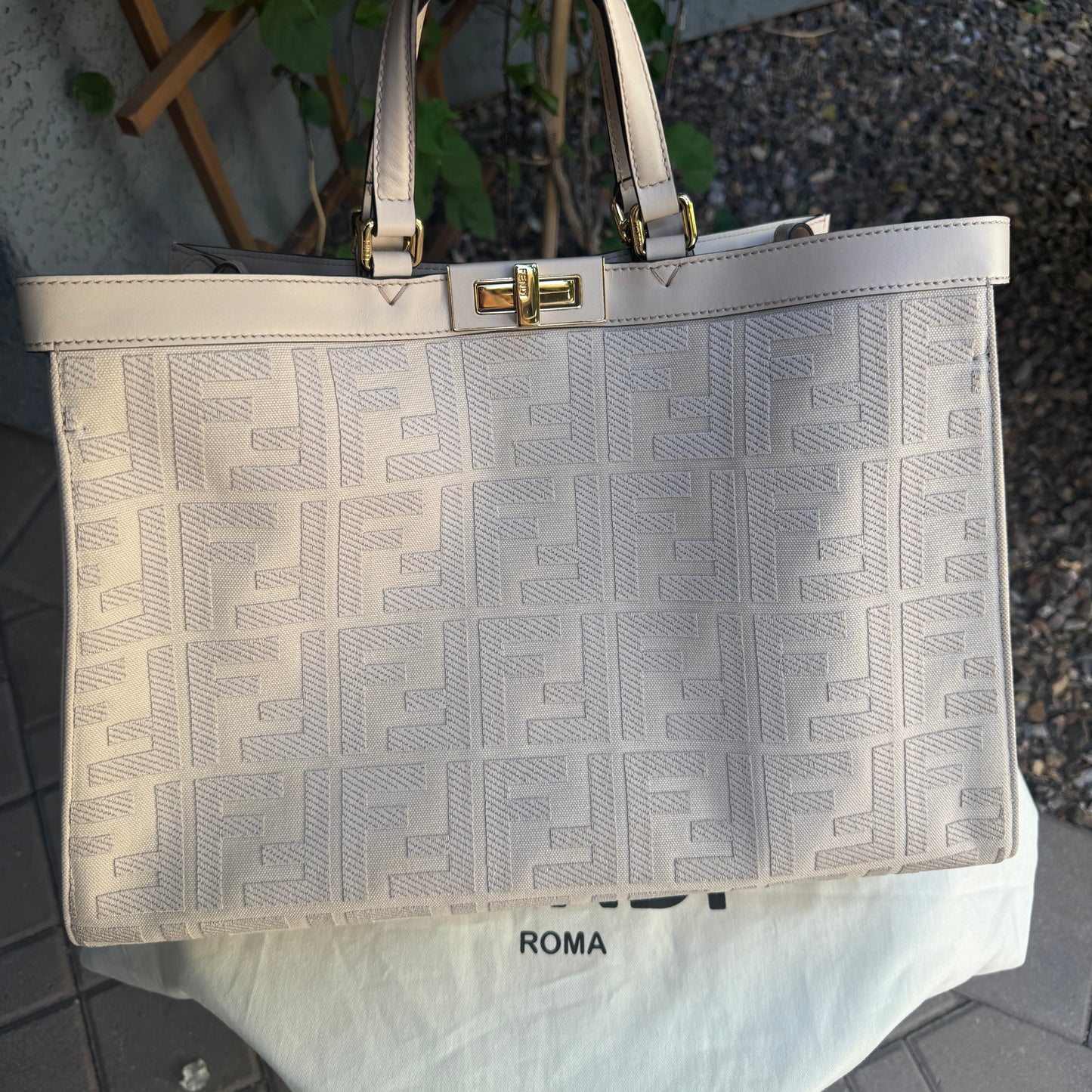 Fendi Zucca Peekaboo X-Tote