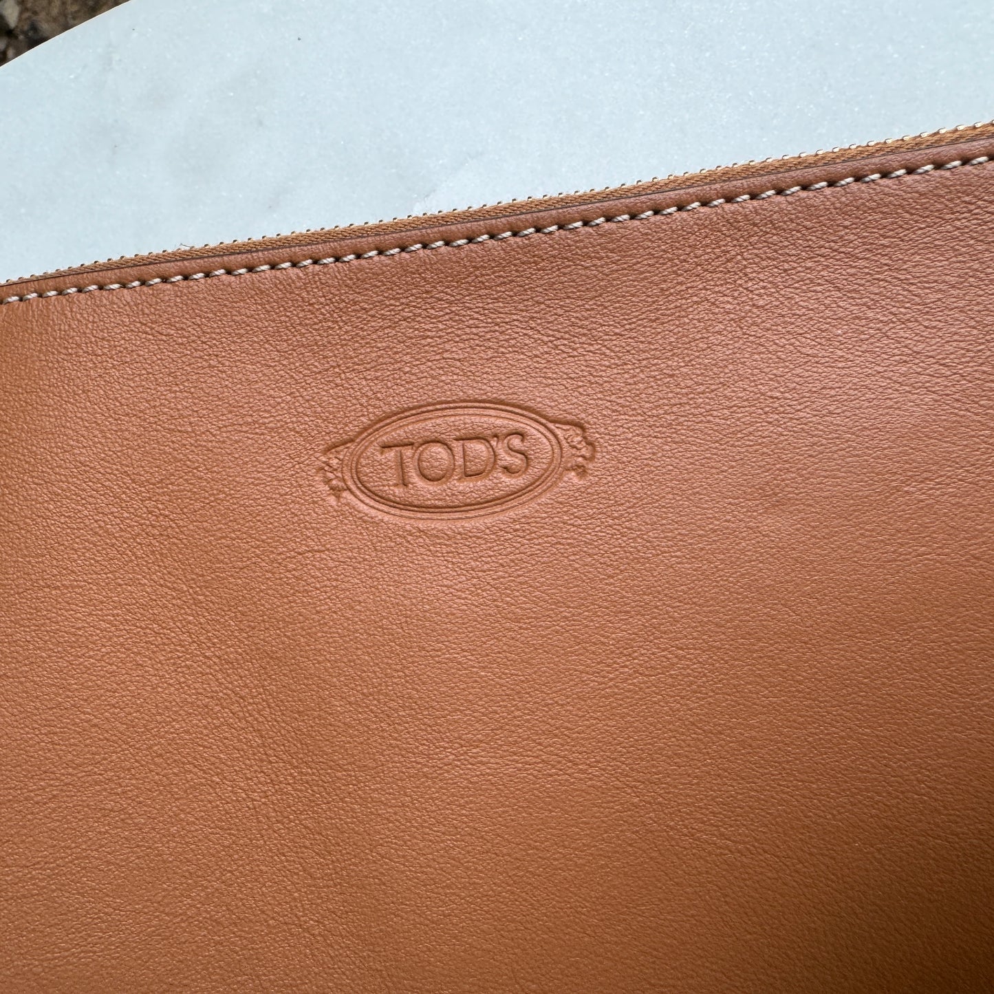 Tod’s T Timeless Hammock Tote Bag with Pouch