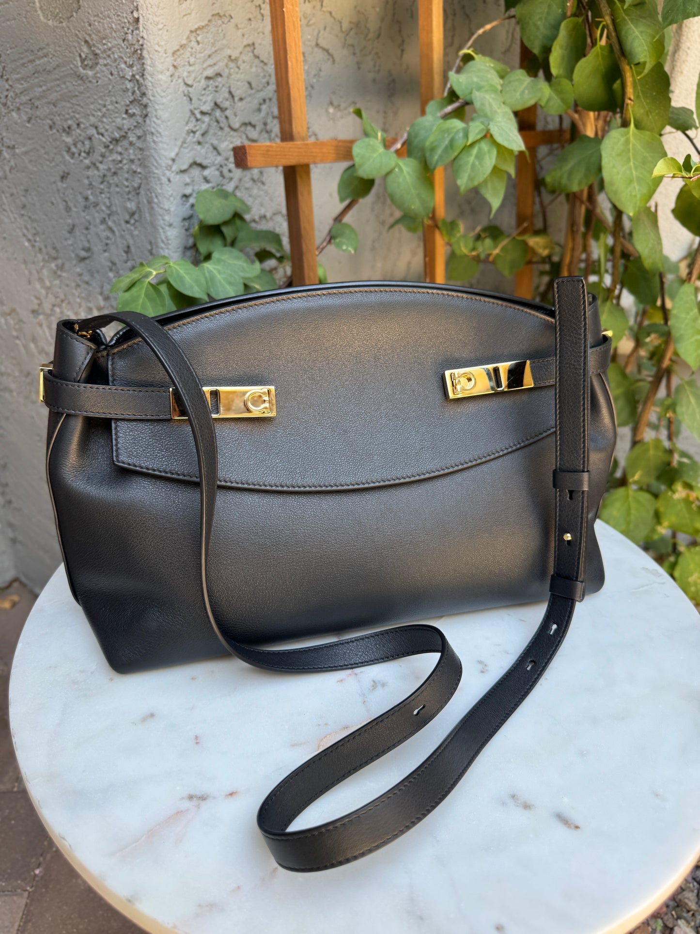 Ferragamo Large Hug Pouch Crossbody